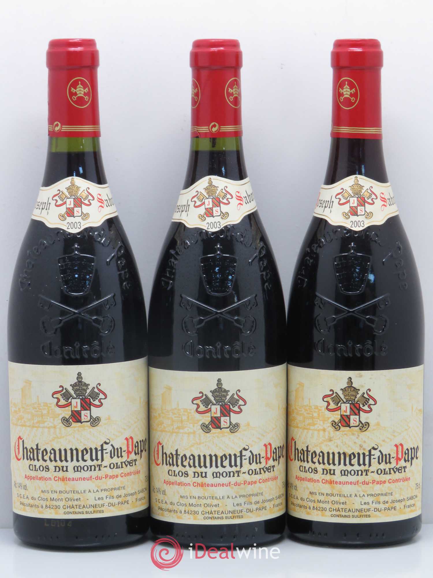 Châteauneuf-du-Pape Clos du Mont-Olivet Les fils de Joseph 2003 - Lotto di 12 bottiglie - 4
