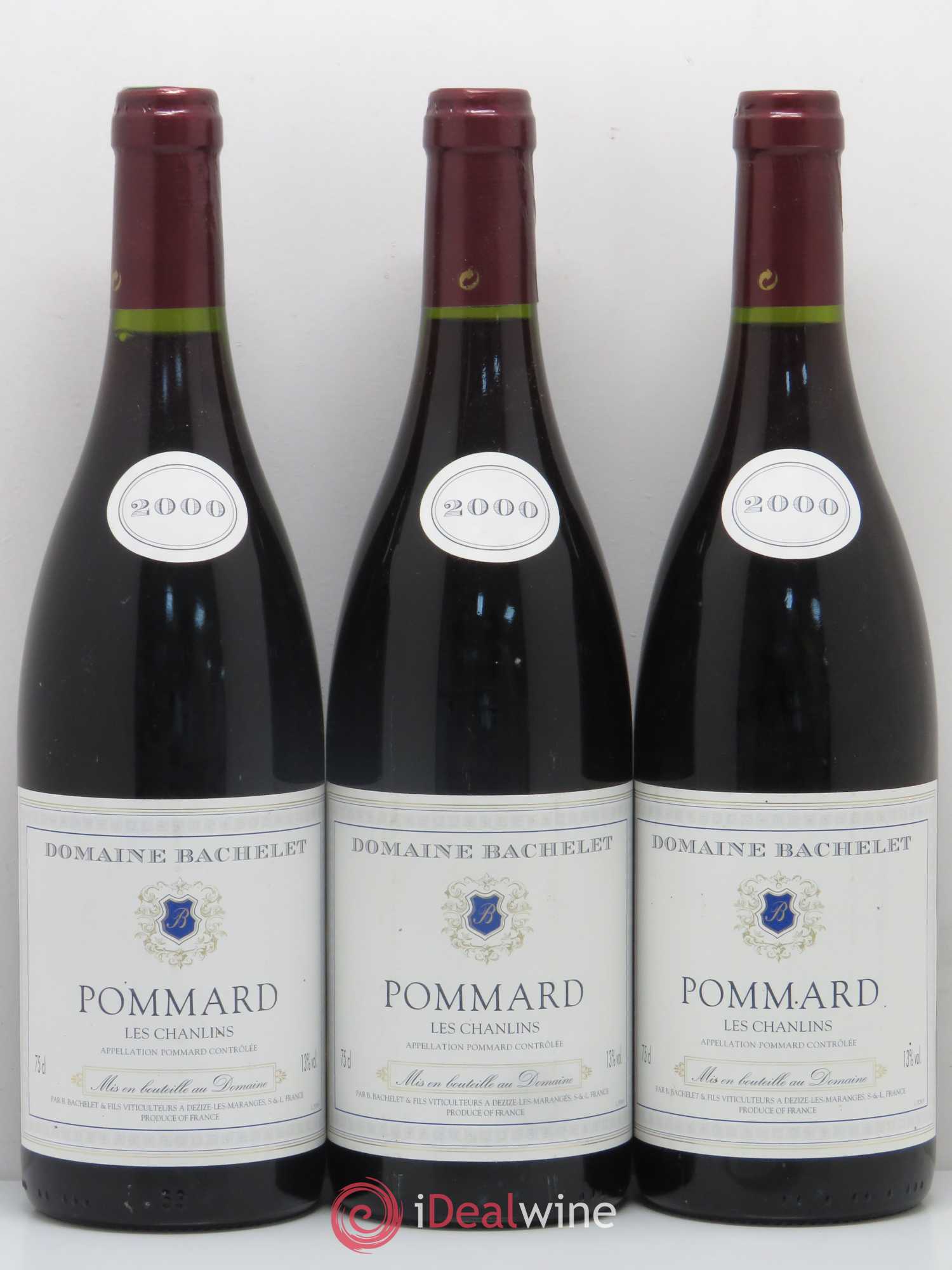 Pommard Les Chanlins Domaine Bachelet 2000 - Posten von 6 Flaschen - 1
