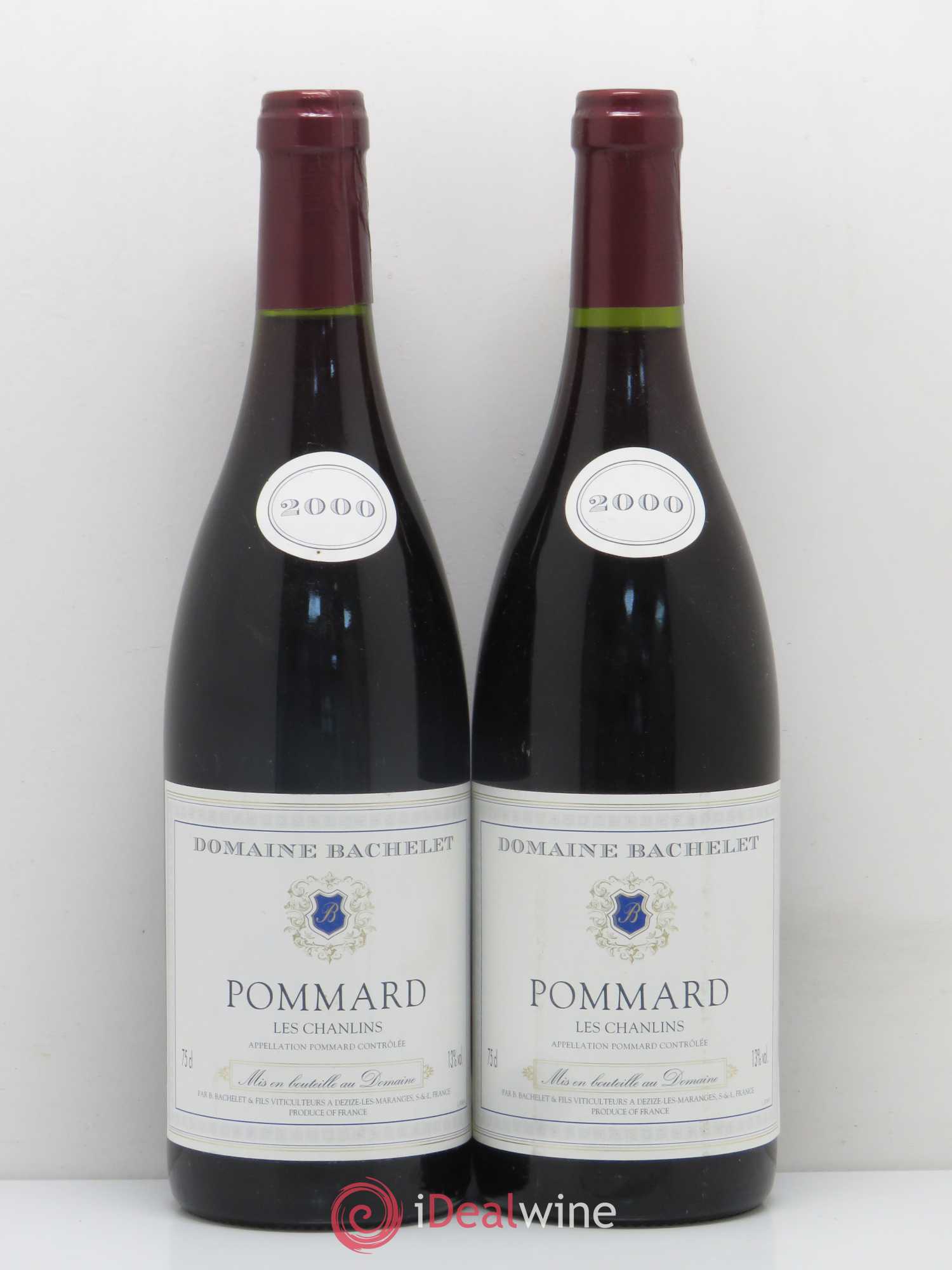 Pommard Les Chanlins Domaine Bachelet 2000 - Posten von 2 Flaschen - 0