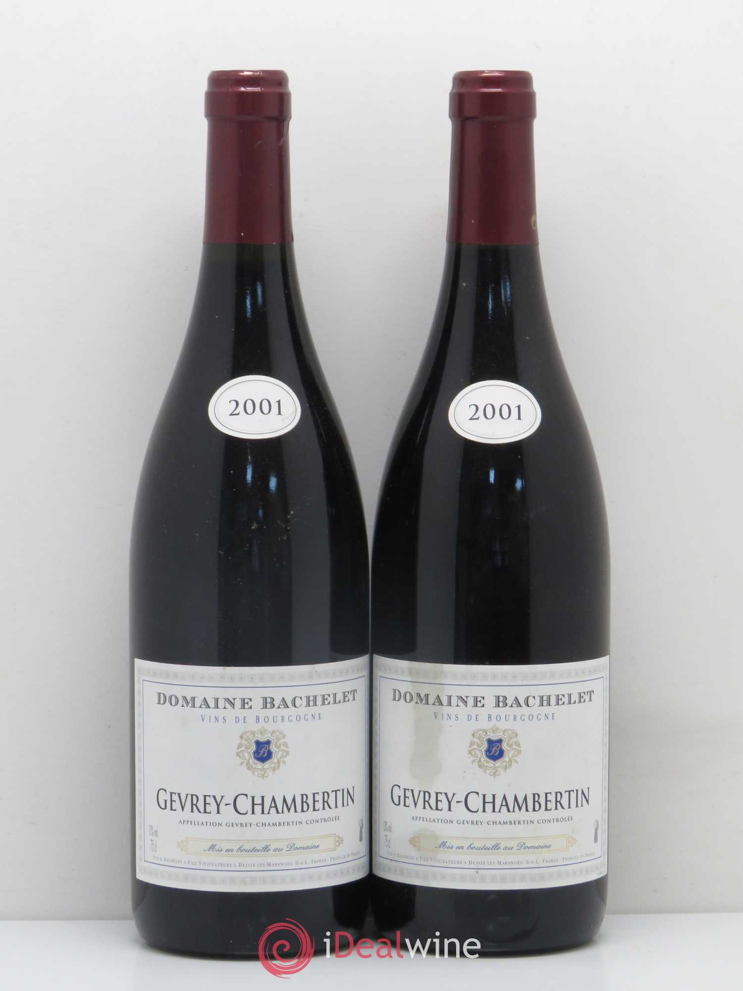Gevrey-Chambertin Bachelet 2001 - Posten von 2 Flaschen - 0