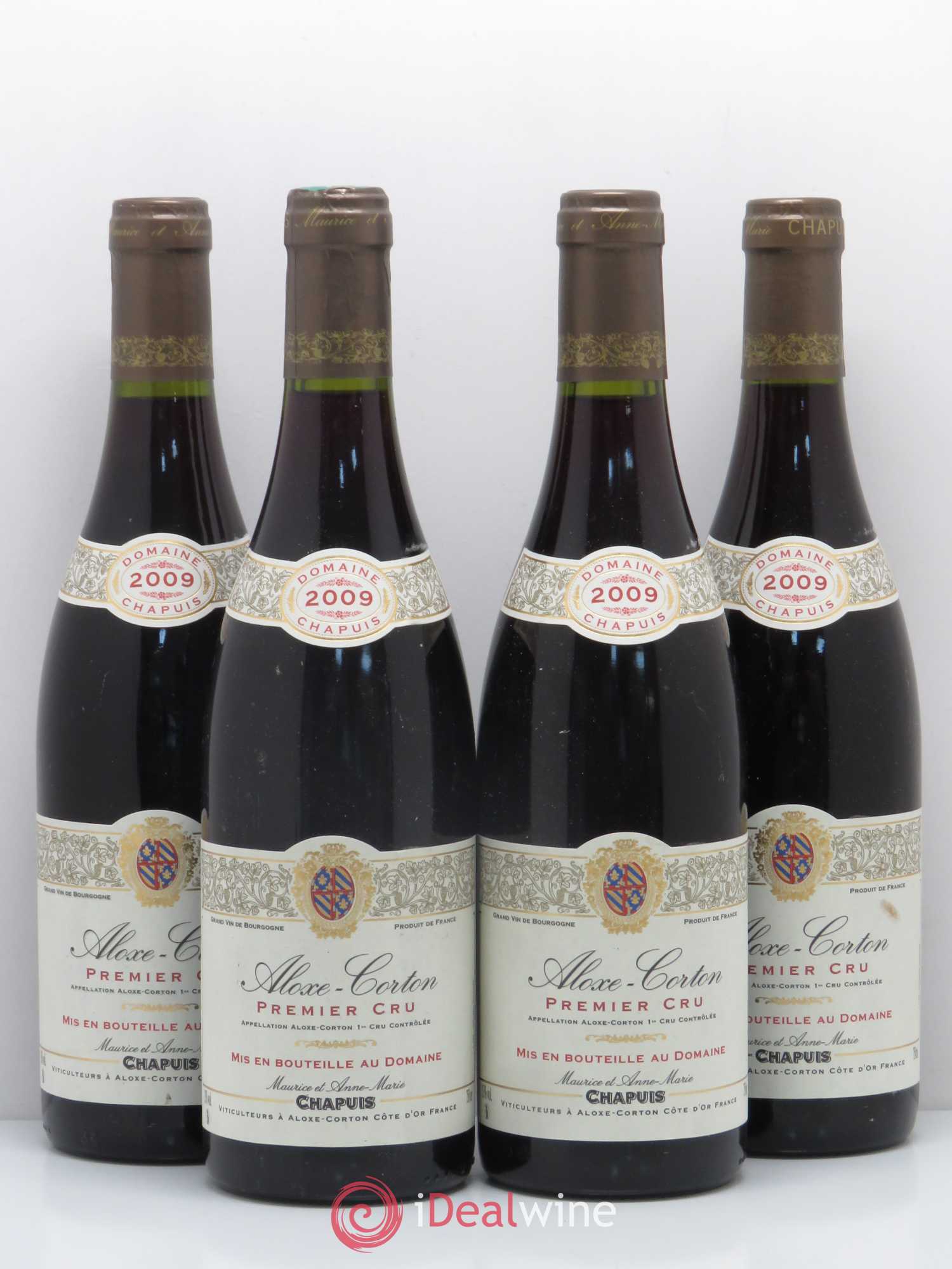 Aloxe-Corton 1er Cru Domaine Chapuis 2009 - Lot de 4 bouteilles - 0