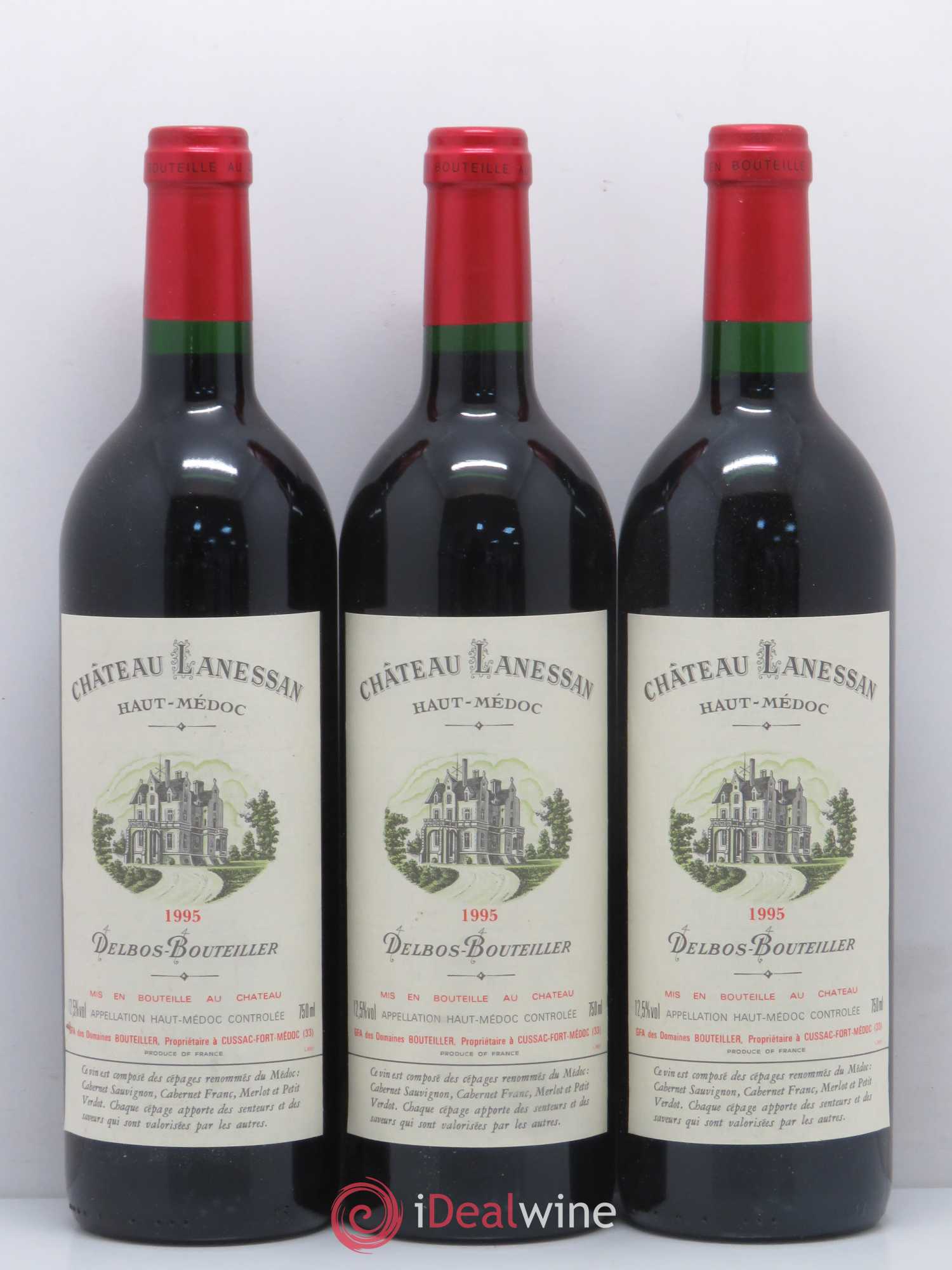 Château Lanessan Cru Bourgeois 1995 - Lot de 12 bouteilles - 1