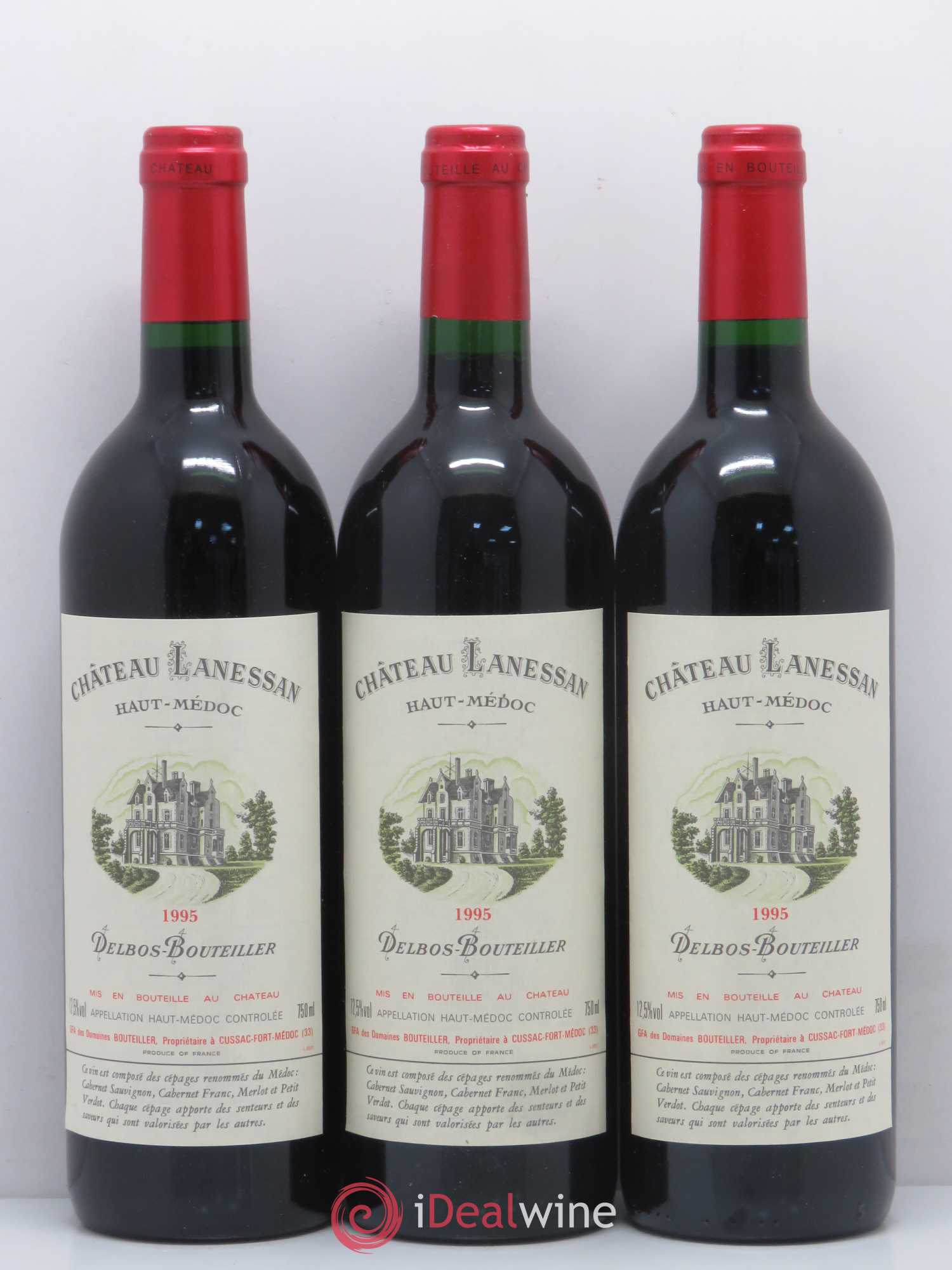 Château Lanessan Cru Bourgeois 1995 - Lot de 12 bouteilles - 2