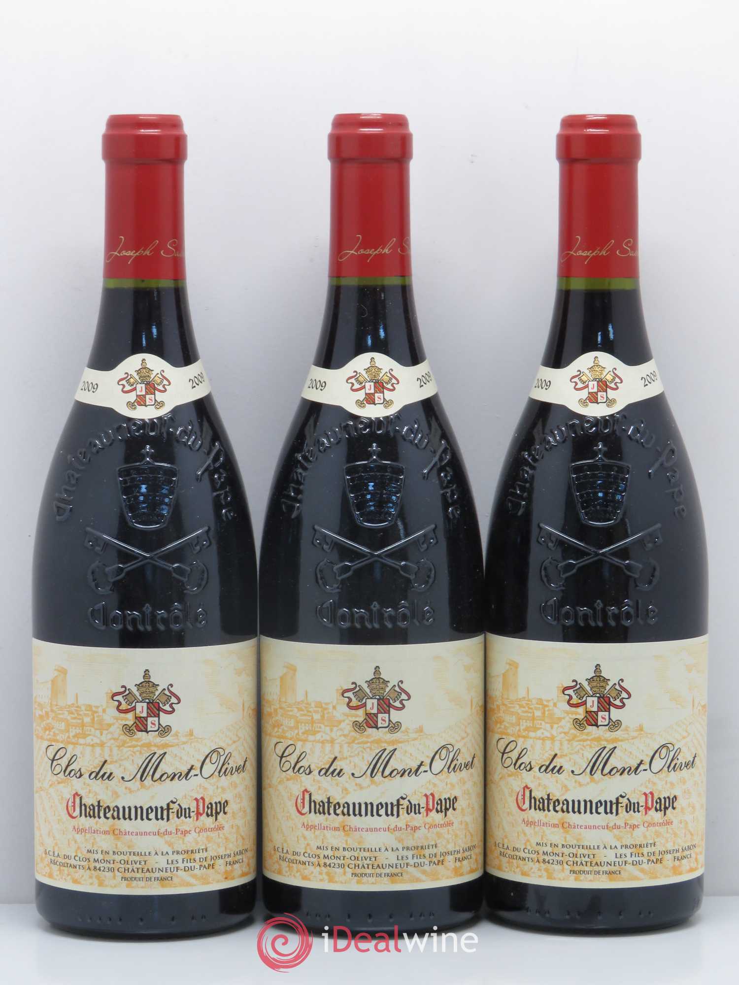 Châteauneuf-du-Pape Clos du Mont-Olivet Les fils de Joseph 2009 - Lotto di 6 bottiglie - 1