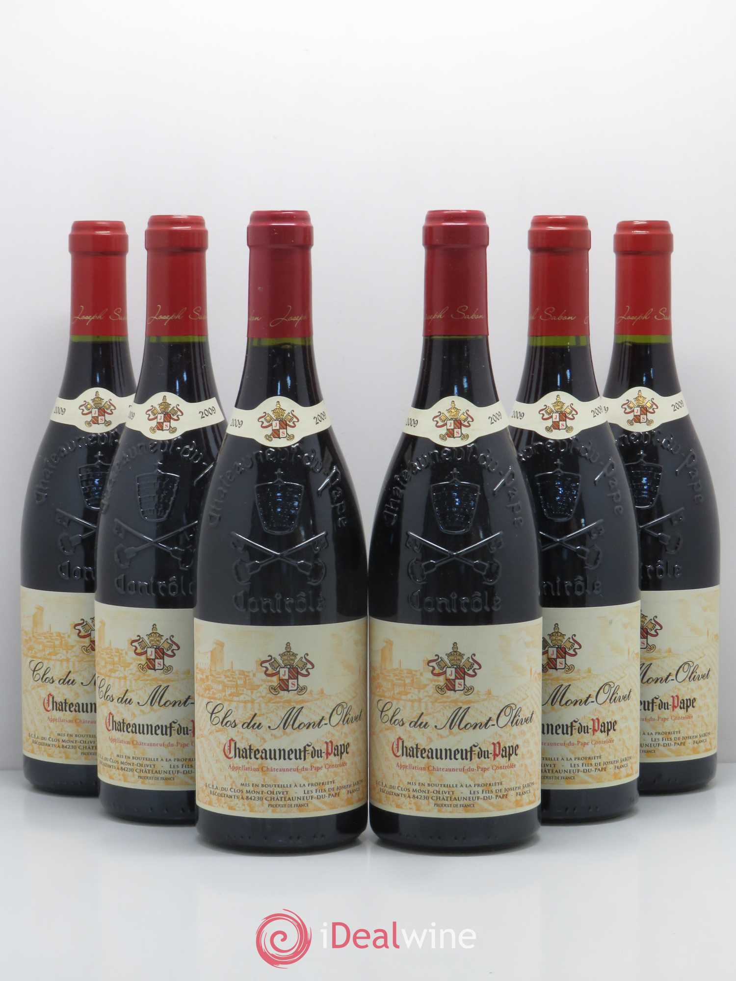 Châteauneuf-du-Pape Clos du Mont-Olivet Les fils de Joseph 2009 - Lotto di 6 bottiglie - 0