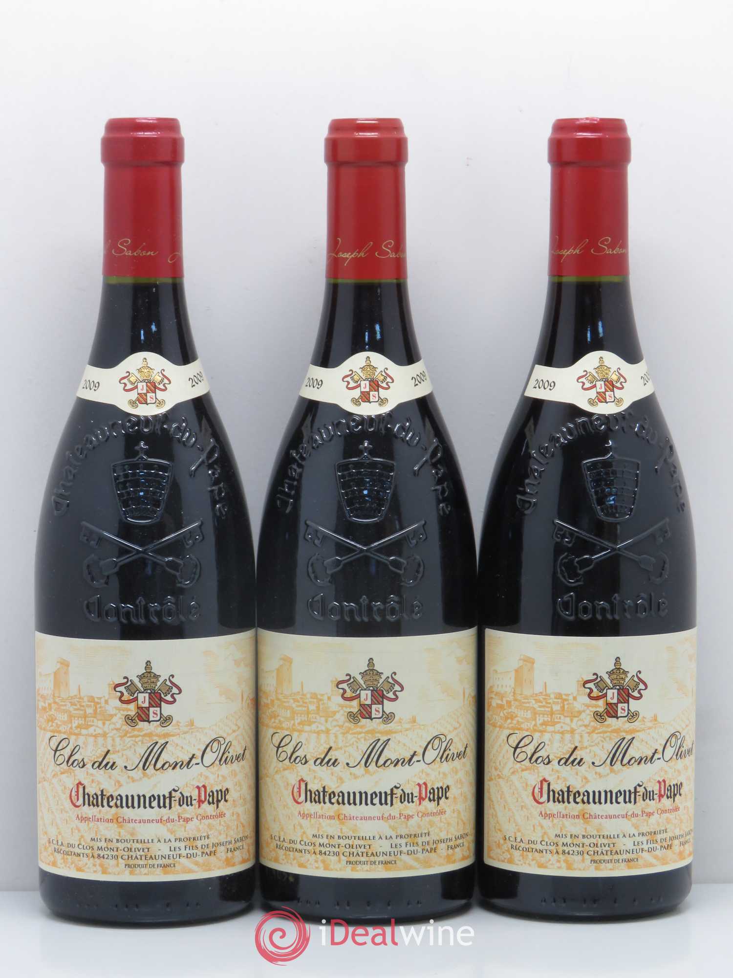 Châteauneuf-du-Pape Clos du Mont-Olivet Les fils de Joseph 2009 - Lotto di 6 bottiglie - 2