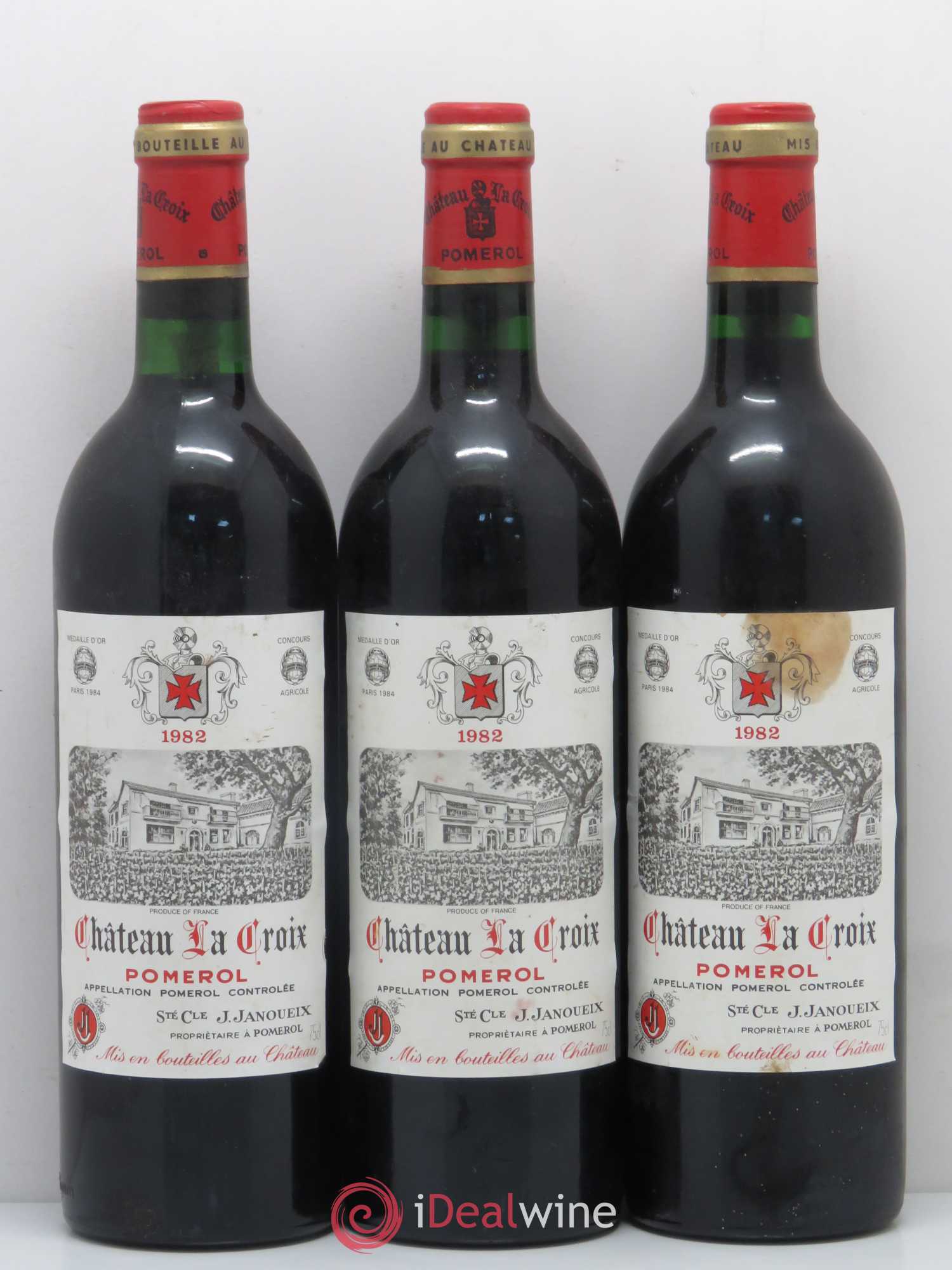 Pomerol Château Lacroix 1982 - Lot de 12 bouteilles - 2