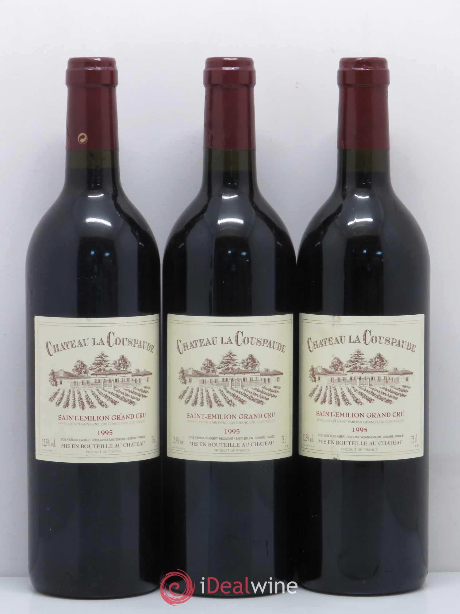 Château la Couspaude Grand Cru Classé 1995 - Lot de 12 bouteilles - 2