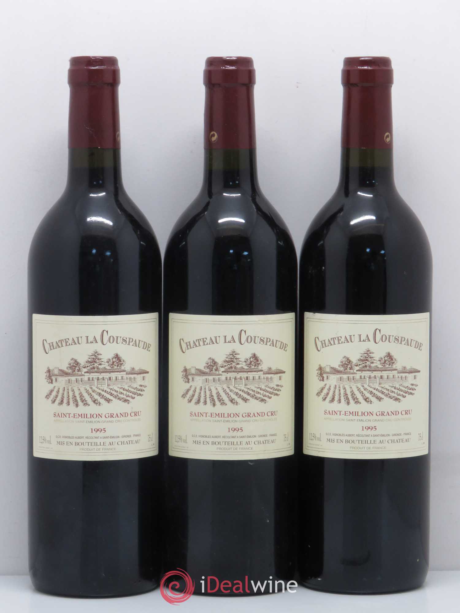 Château la Couspaude Grand Cru Classé 1995 - Lot de 12 bouteilles - 3