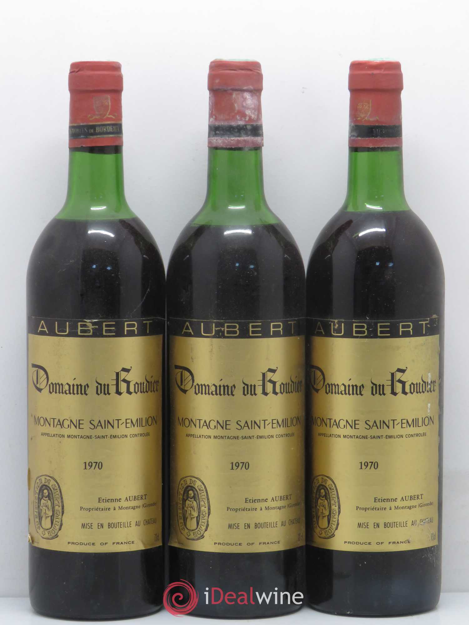 Montagne Saint-Émilion Château Roudier 1970 - Lot de 6 bouteilles - 1