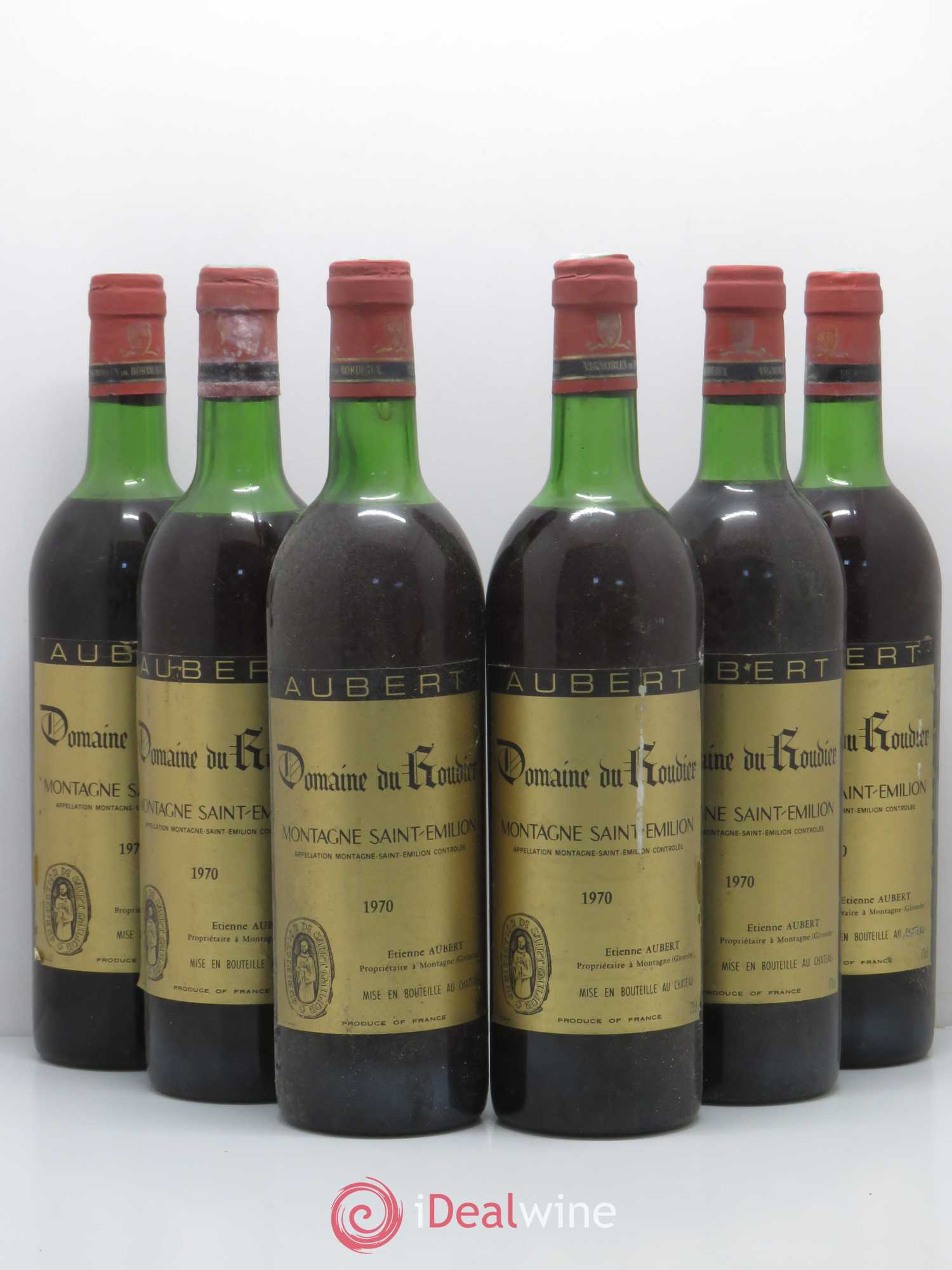 Montagne Saint-Émilion Château Roudier 1970 - Lot de 6 bouteilles - 0