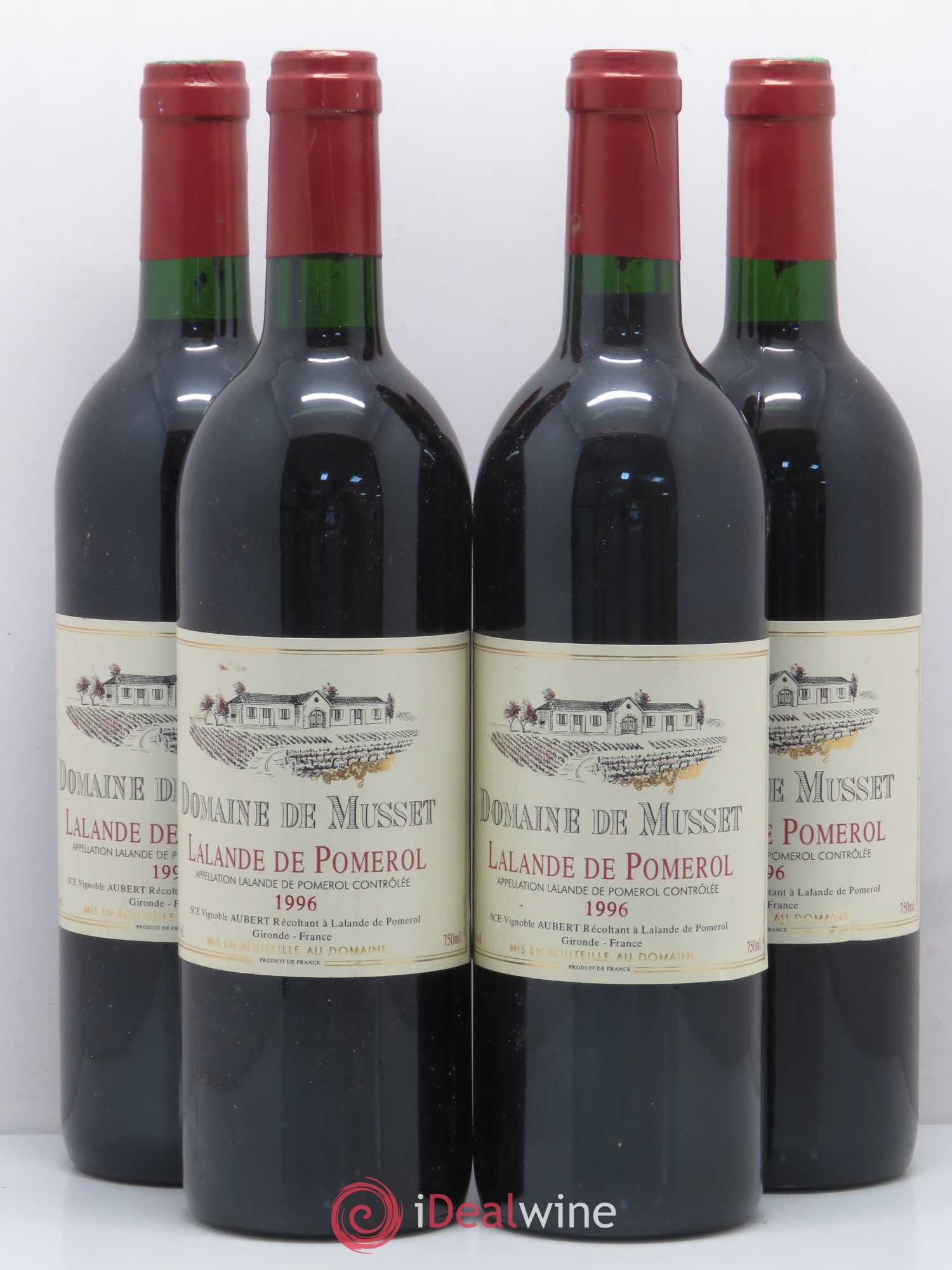 Bordeaux Domaine de Musset Lalande de Pomerol 1996 - Posten von 11 Flaschen - 3