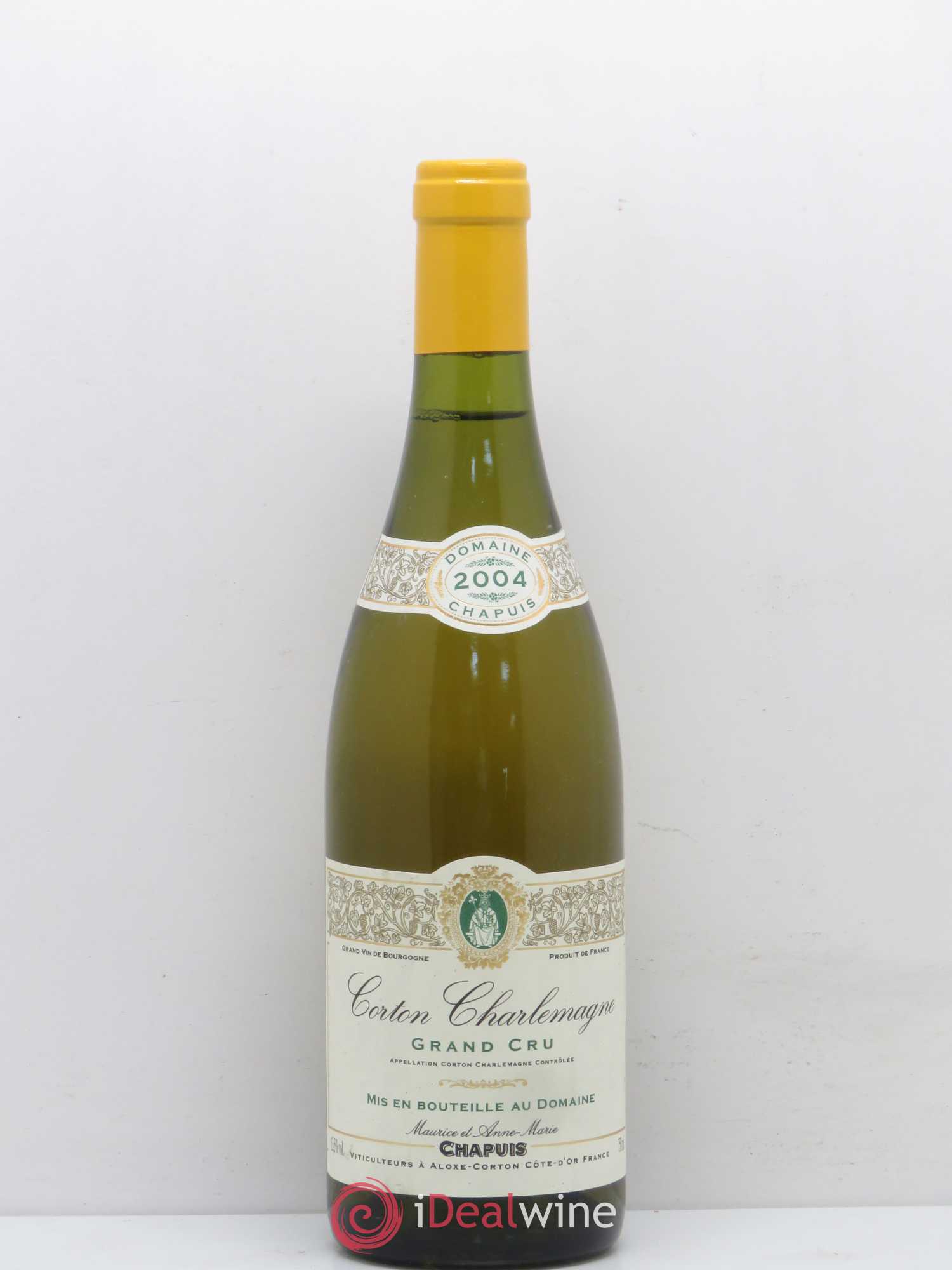 Corton-Charlemagne Grand Cru Domaine Maurice Chapuis 2004 - Posten von 1 Flasche - 0