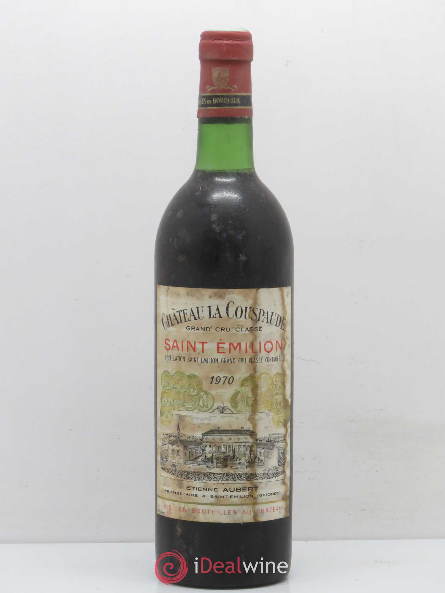 Château la Couspaude Grand Cru Classé 1970 - Lot de 1 bouteille - 0