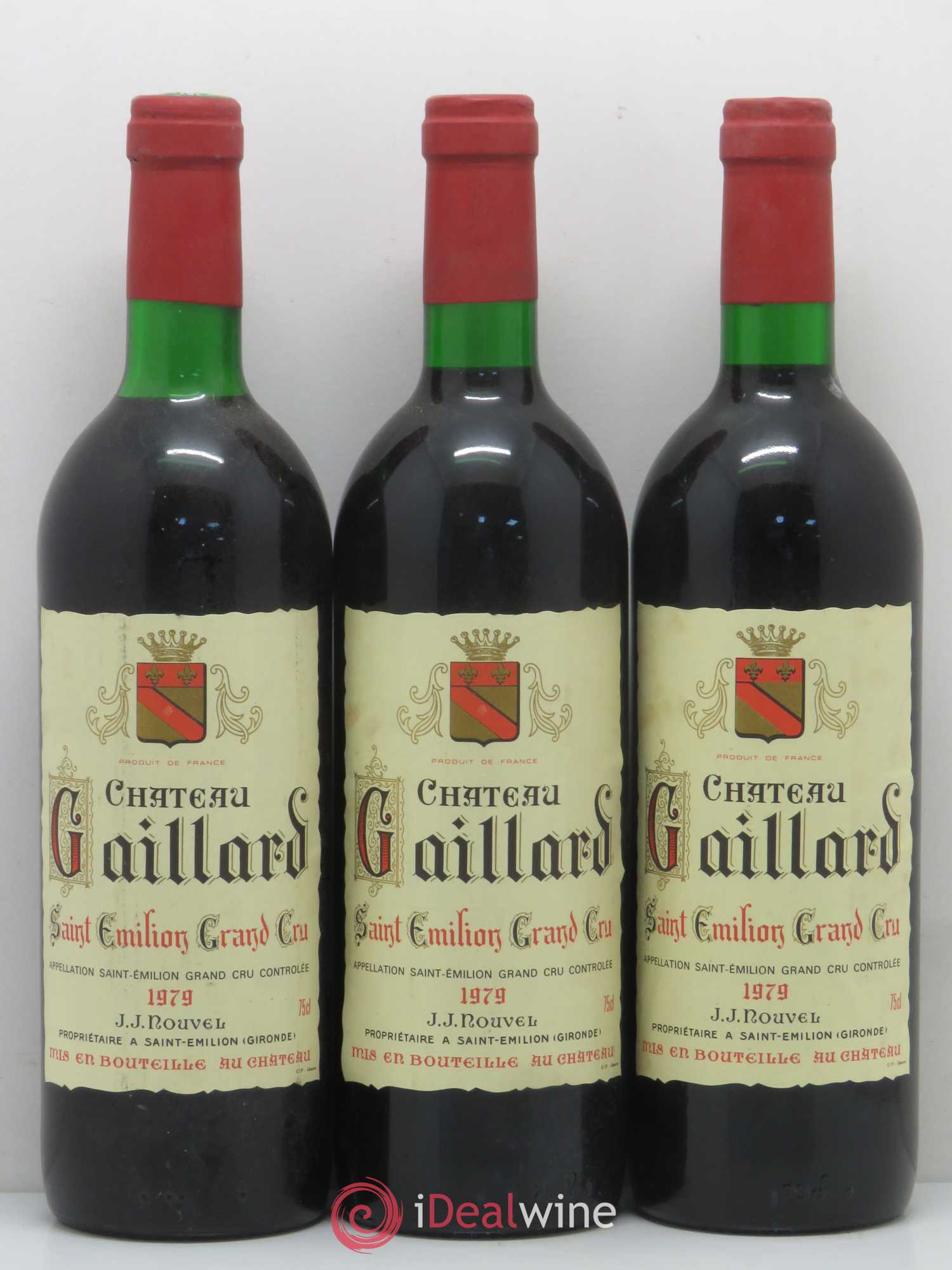 Saint-Émilion Château Gaillard 1979 - Lot de 6 bouteilles - 2