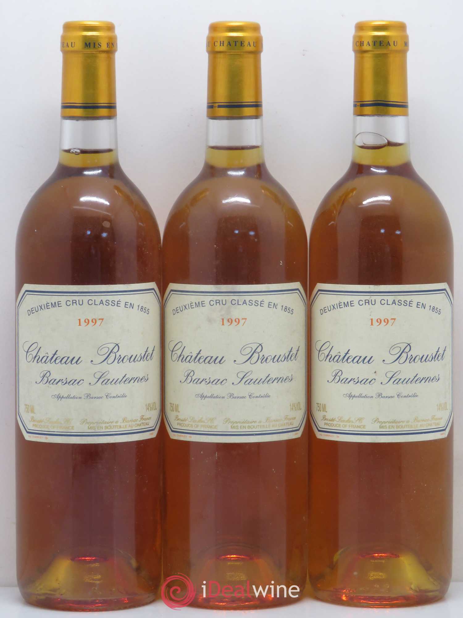 Château Broustet 2ème Grand Cru Classé 1997 - Lotto di 6 bottiglie - 2