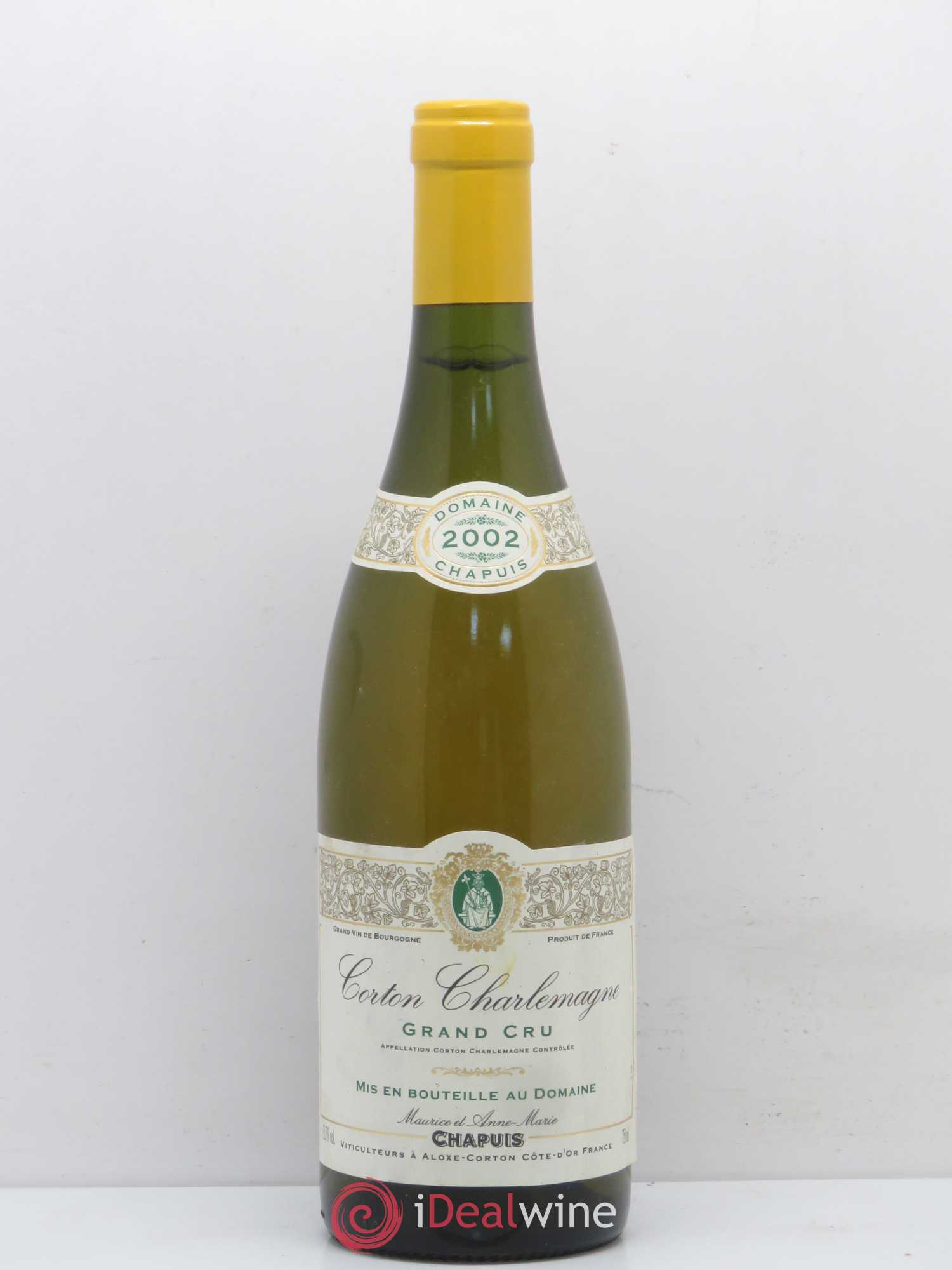 Corton-Charlemagne Grand Cru Domaine Maurice Chapuis 2002 - Posten von 1 Flasche - 0