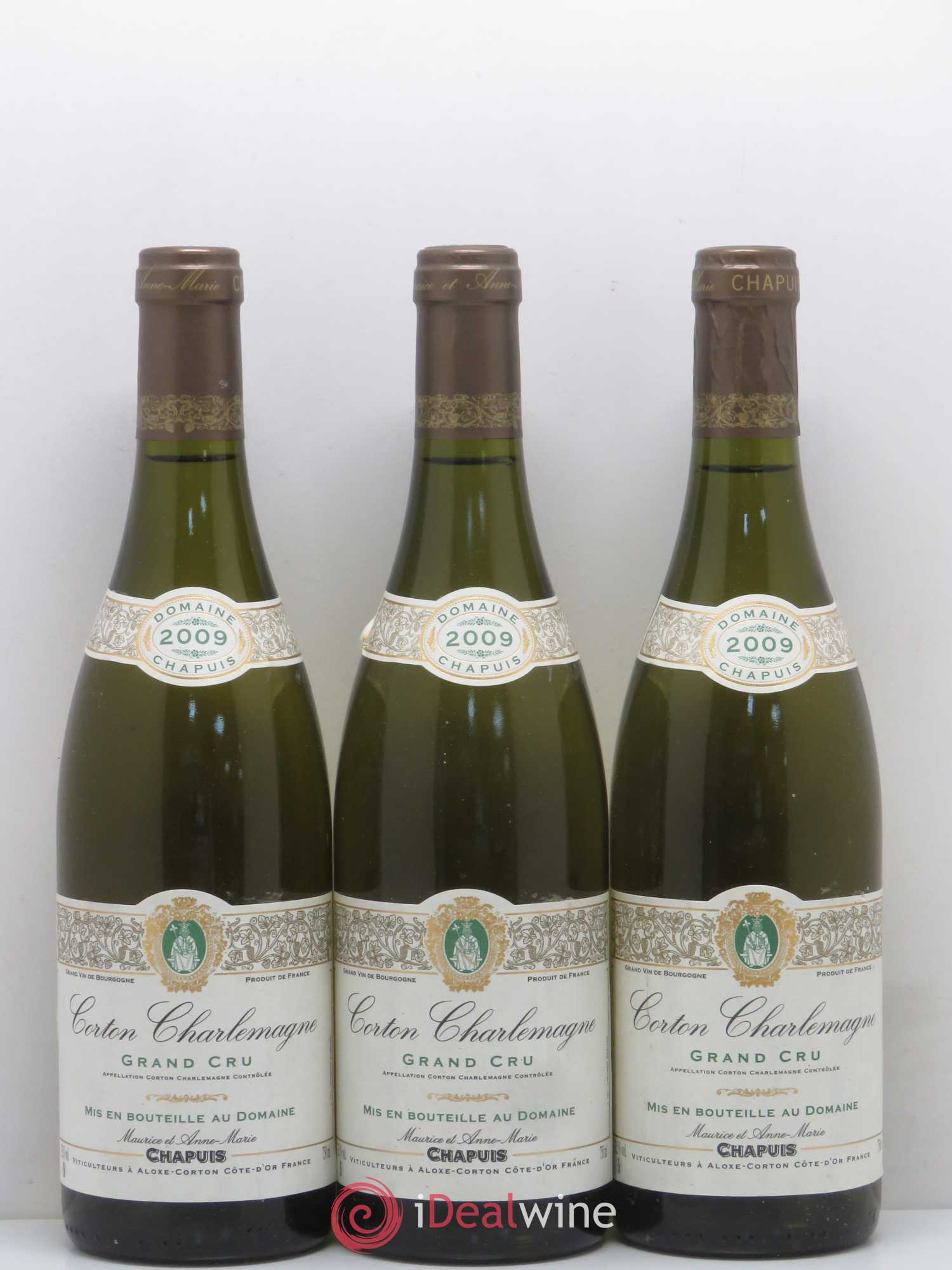 Corton-Charlemagne Grand Cru Domaine Maurice Chapuis 2009 - Lotto di 6 bottiglie - 2