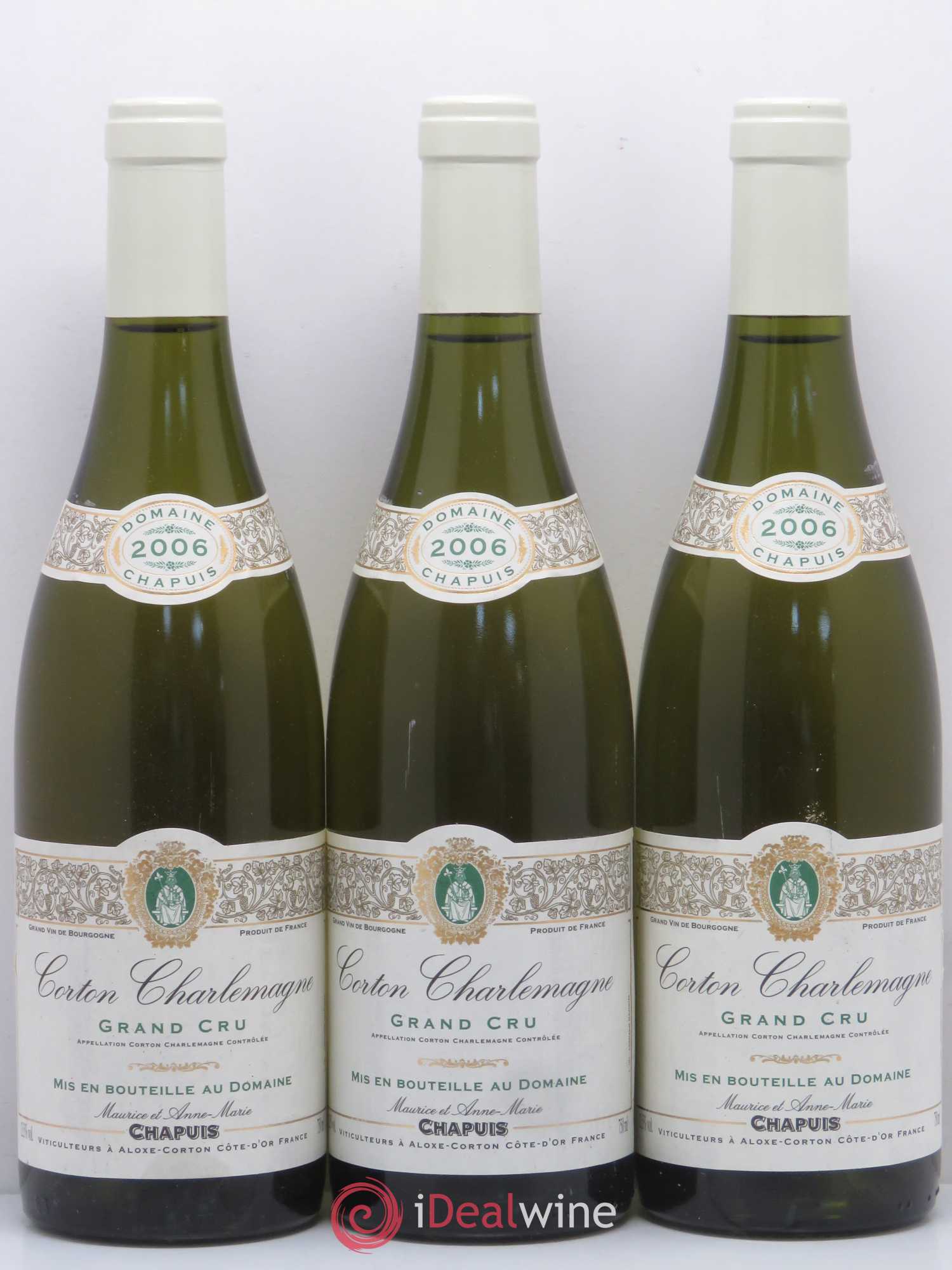 Corton-Charlemagne Grand Cru Domaine Maurice Chapuis 2006 - Lotto di 6 bottiglie - 2