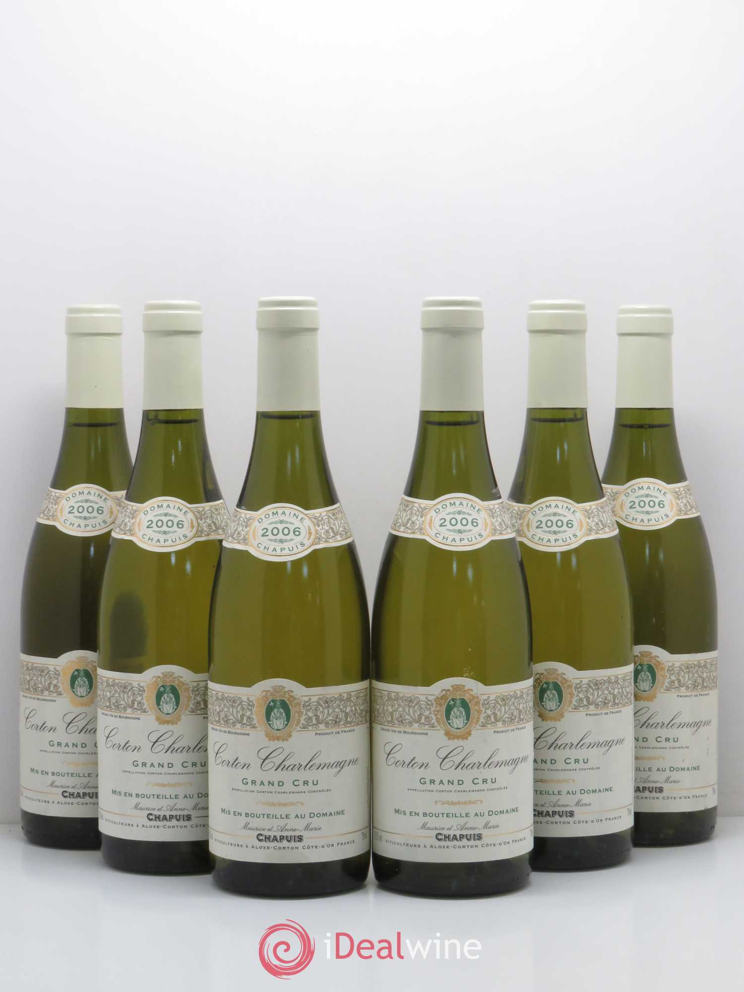 Corton-Charlemagne Grand Cru Domaine Maurice Chapuis 2006 - Lotto di 6 bottiglie - 0