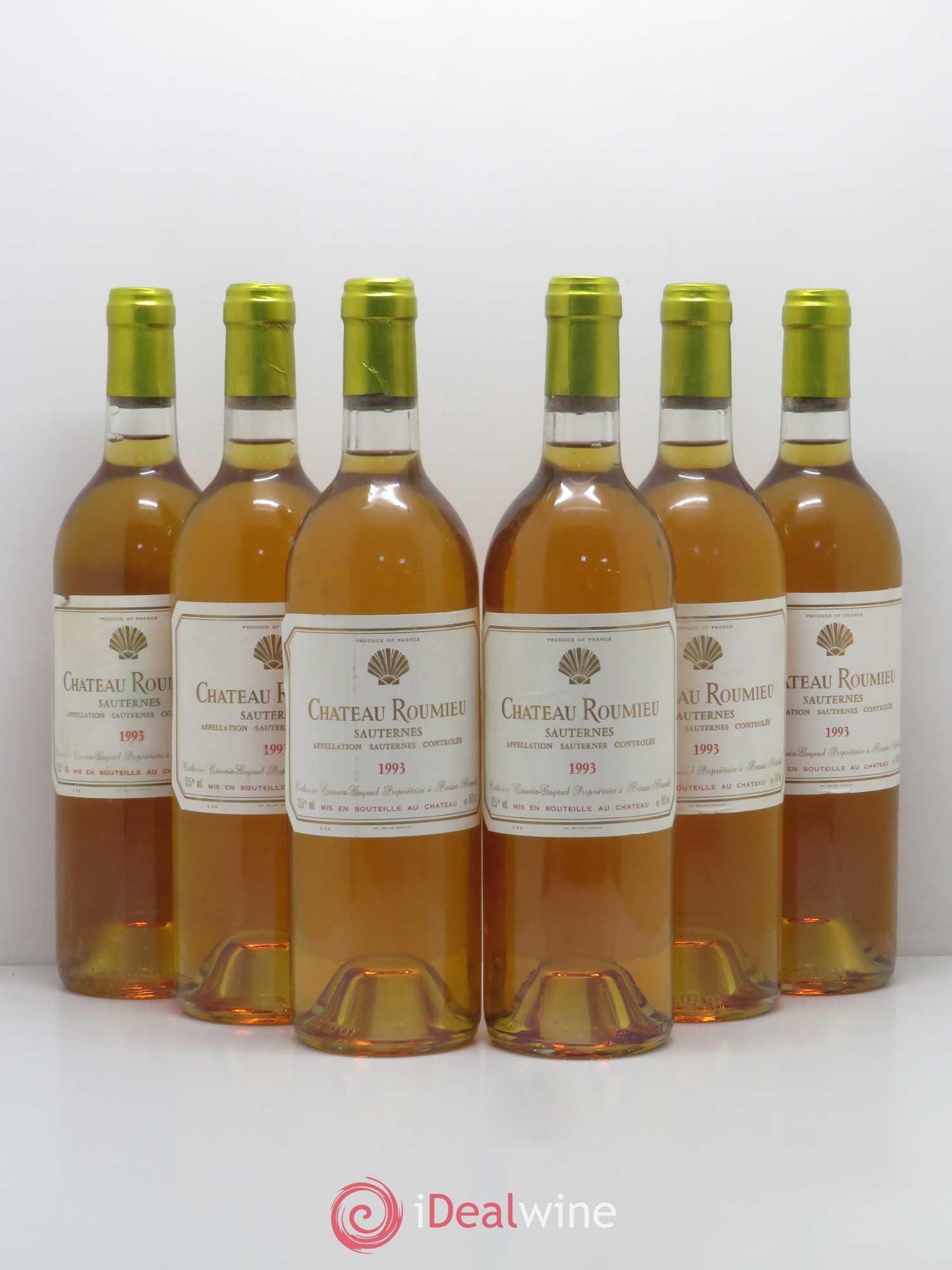 Sauternes Château Roumieu 1993 - Lotto di 6 bottiglie - 0