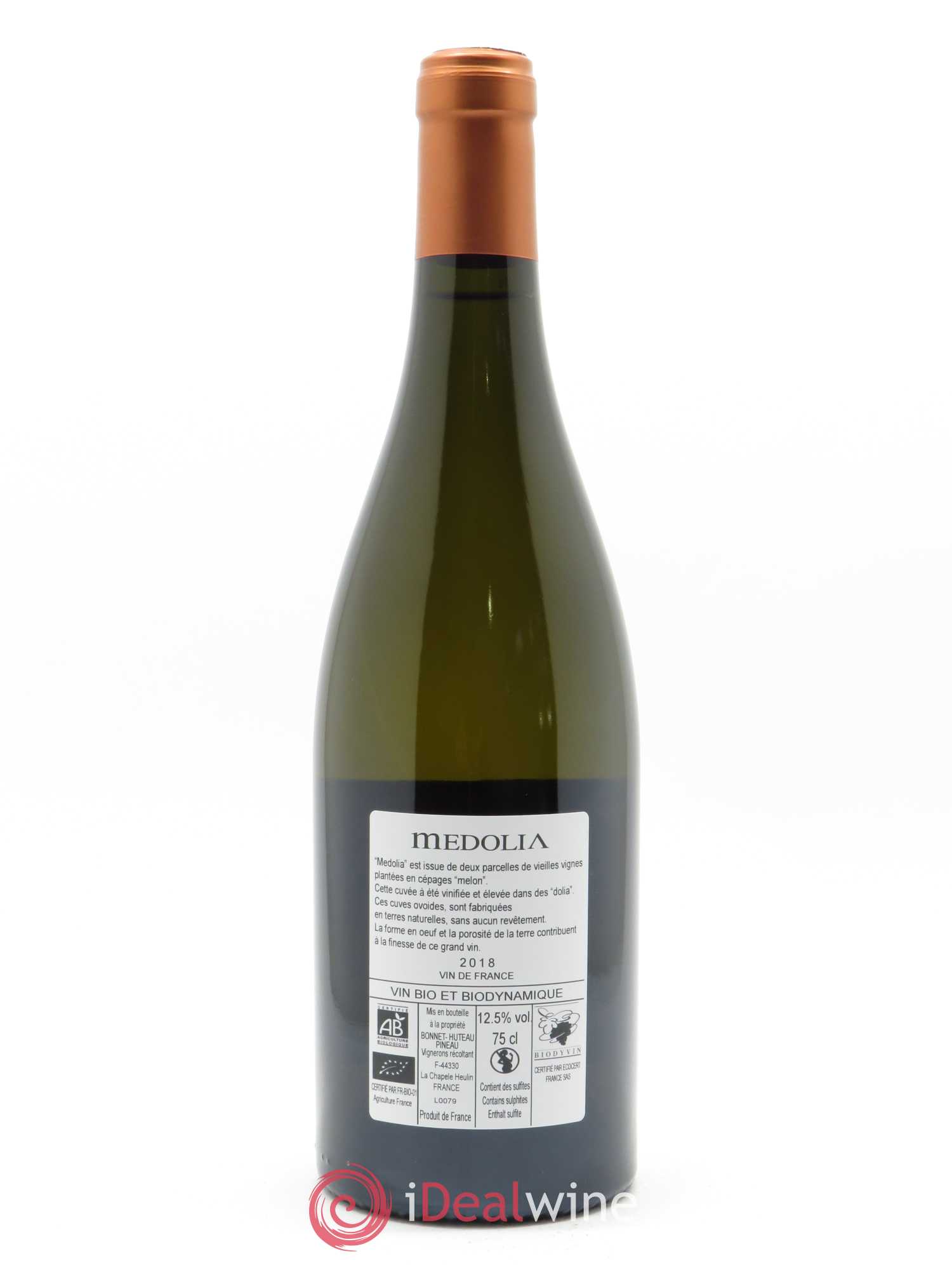 Vin de France Médolia Bonnet-Huteau 2018 - Lot of 1 bottle - 1