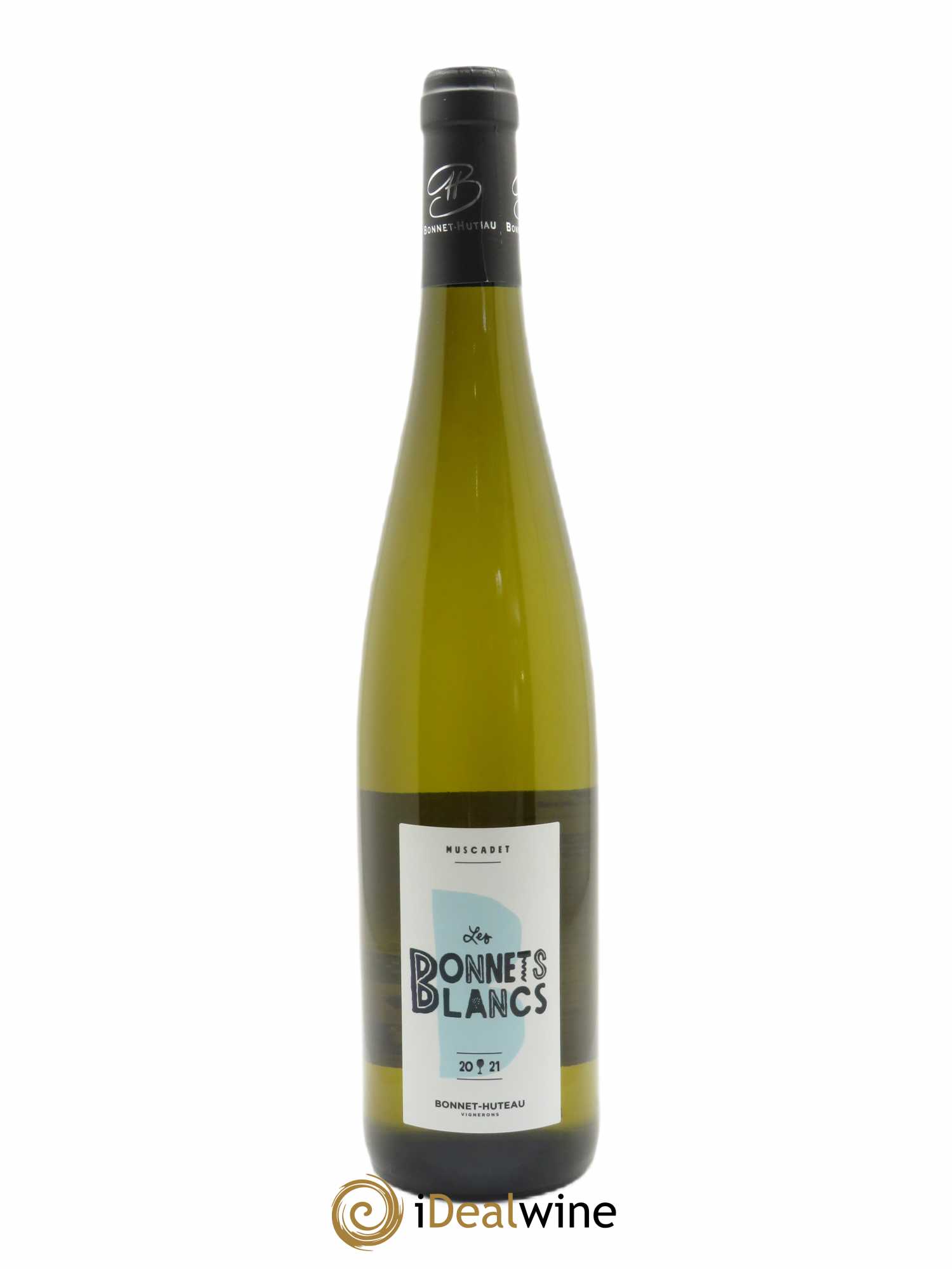 Muscadet-Sèvre-et-Maine sur lie Les Bonnets Blancs Bonnet-Huteau 2021 - Lot de 1 bouteille - 0