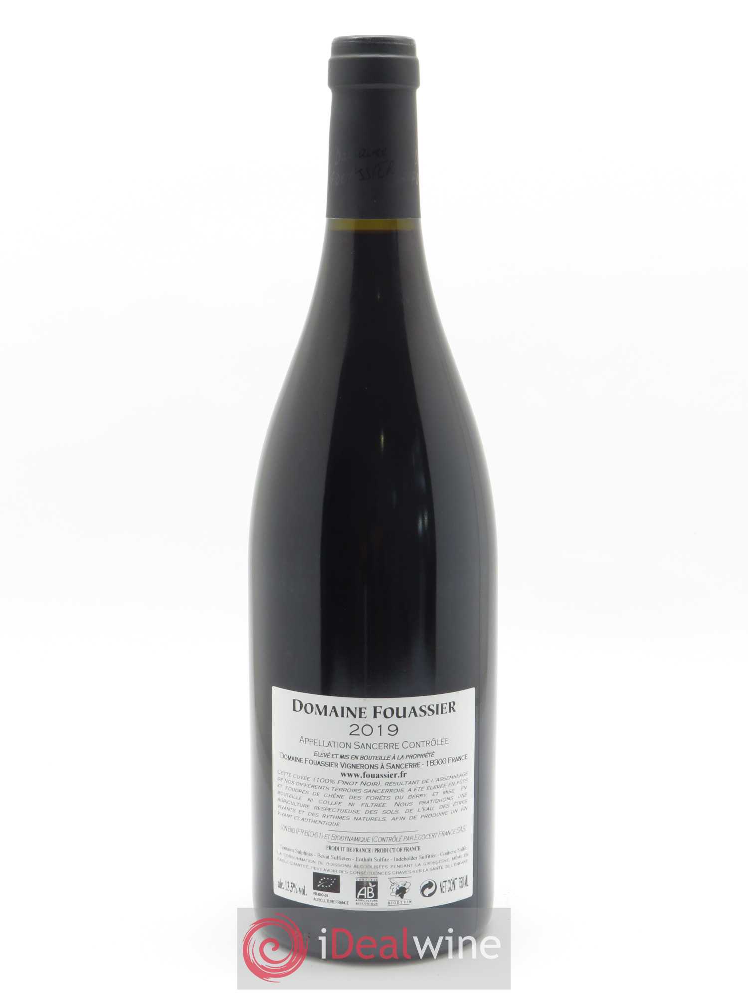 Sancerre Fouassier (Domaine) 2019 - Lot de 1 bouteille - 1