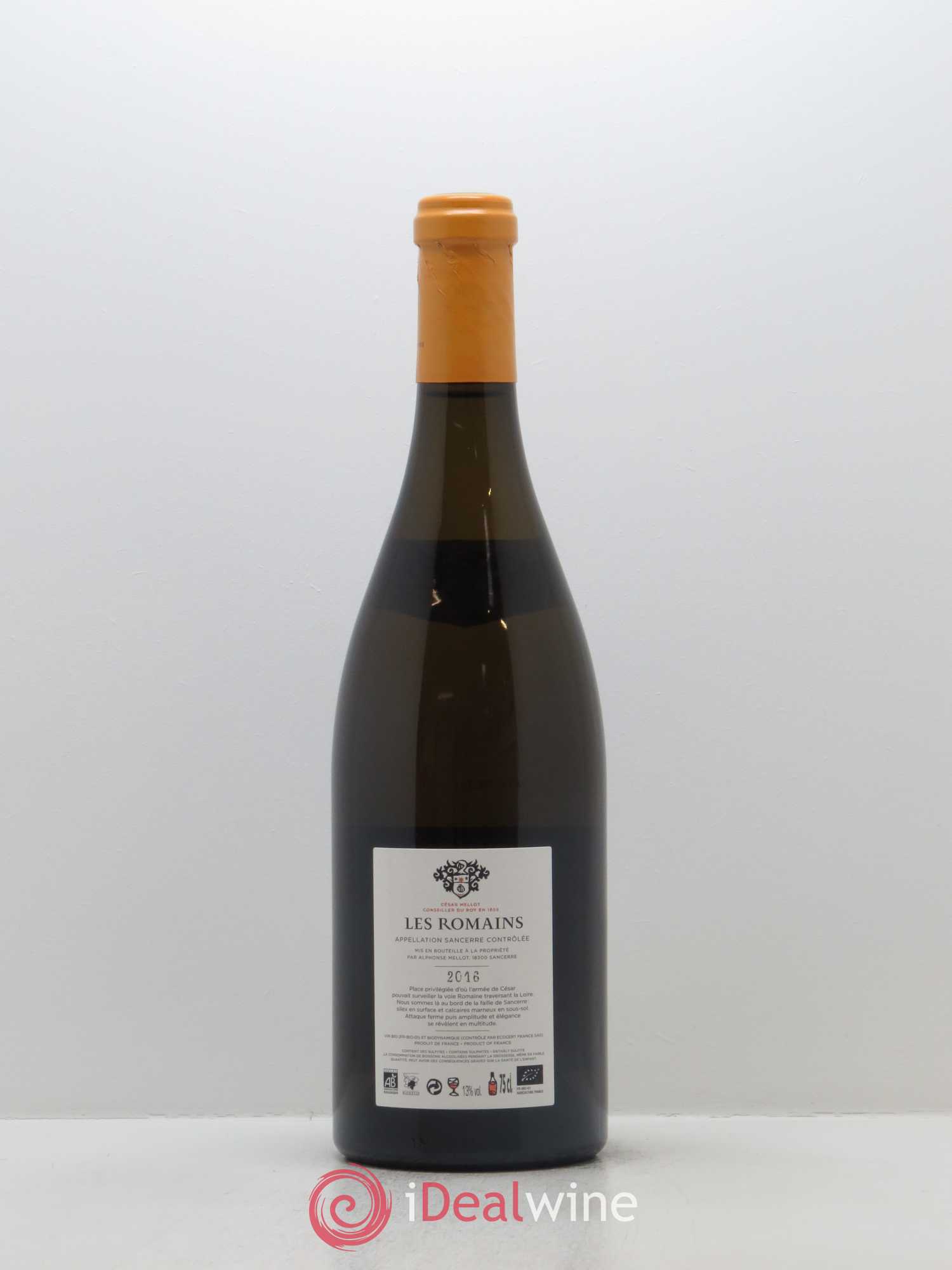 Sancerre Les Romains Alphonse Mellot 2016 - Lot de 1 bouteille - 1