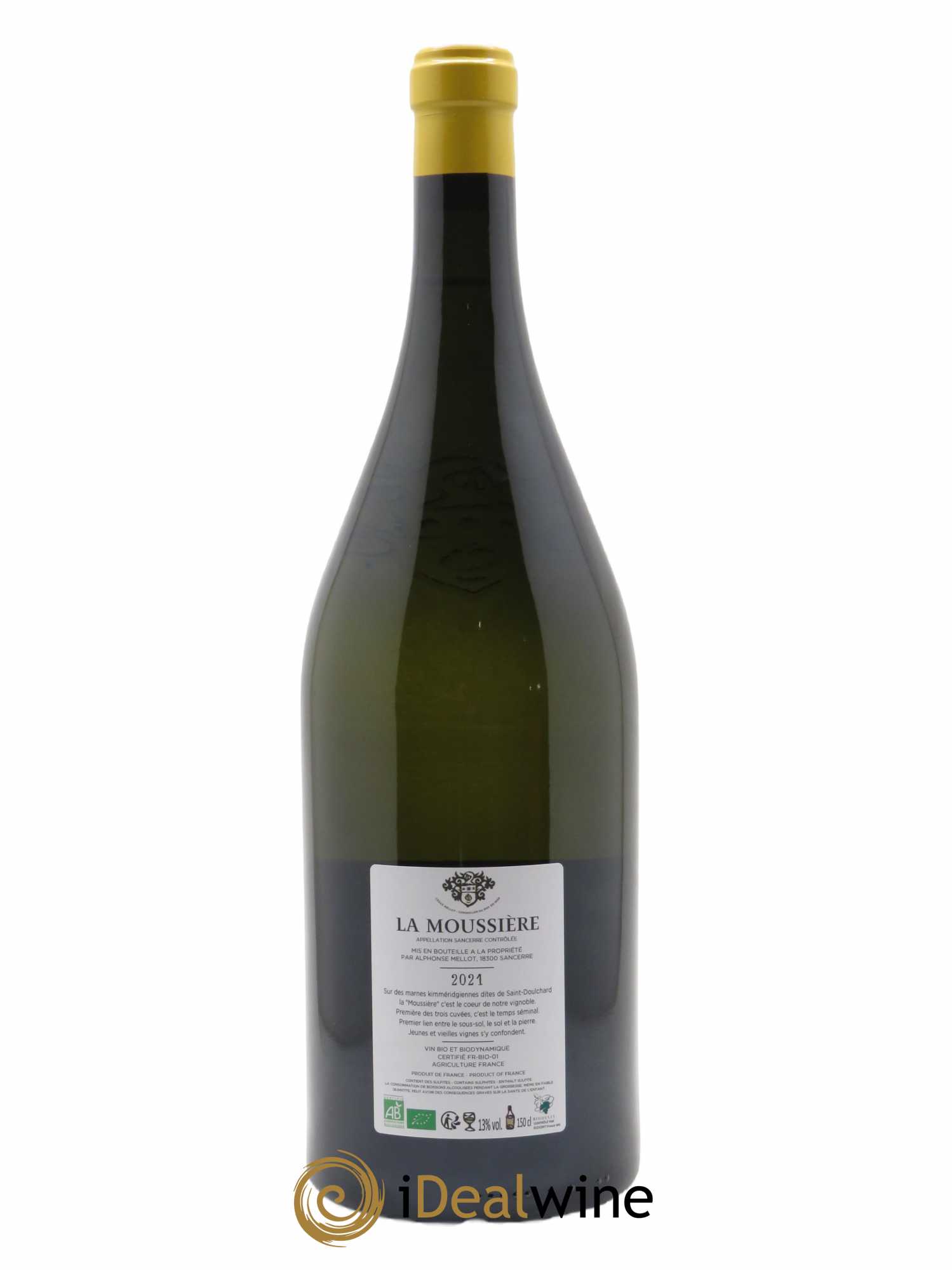 Sancerre La Moussière Alphonse Mellot 2021 - Lot de 1 magnum - 1
