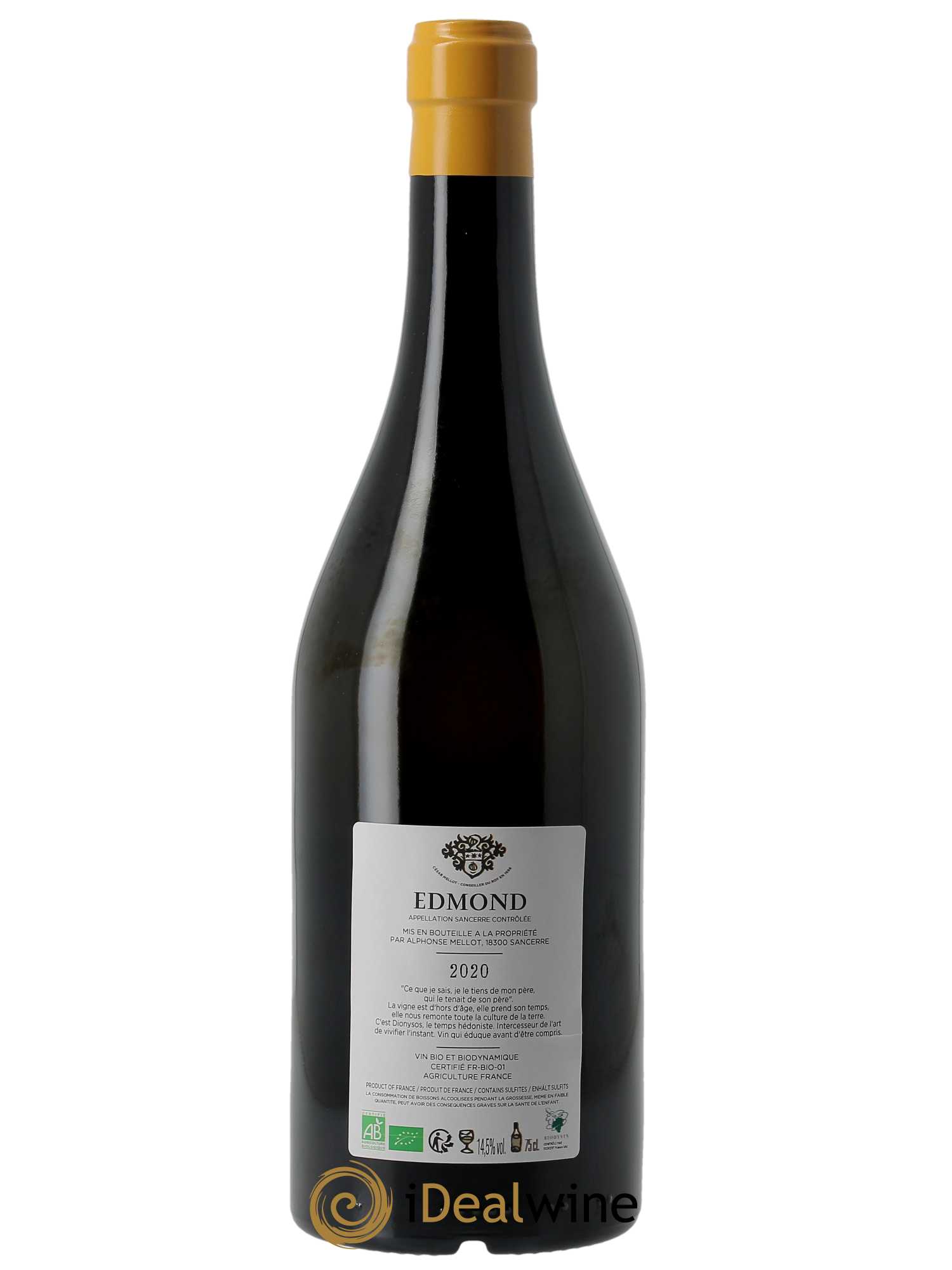 Sancerre Cuvée Edmond Alphonse Mellot 2020 - Lot of 1 bottle - 1