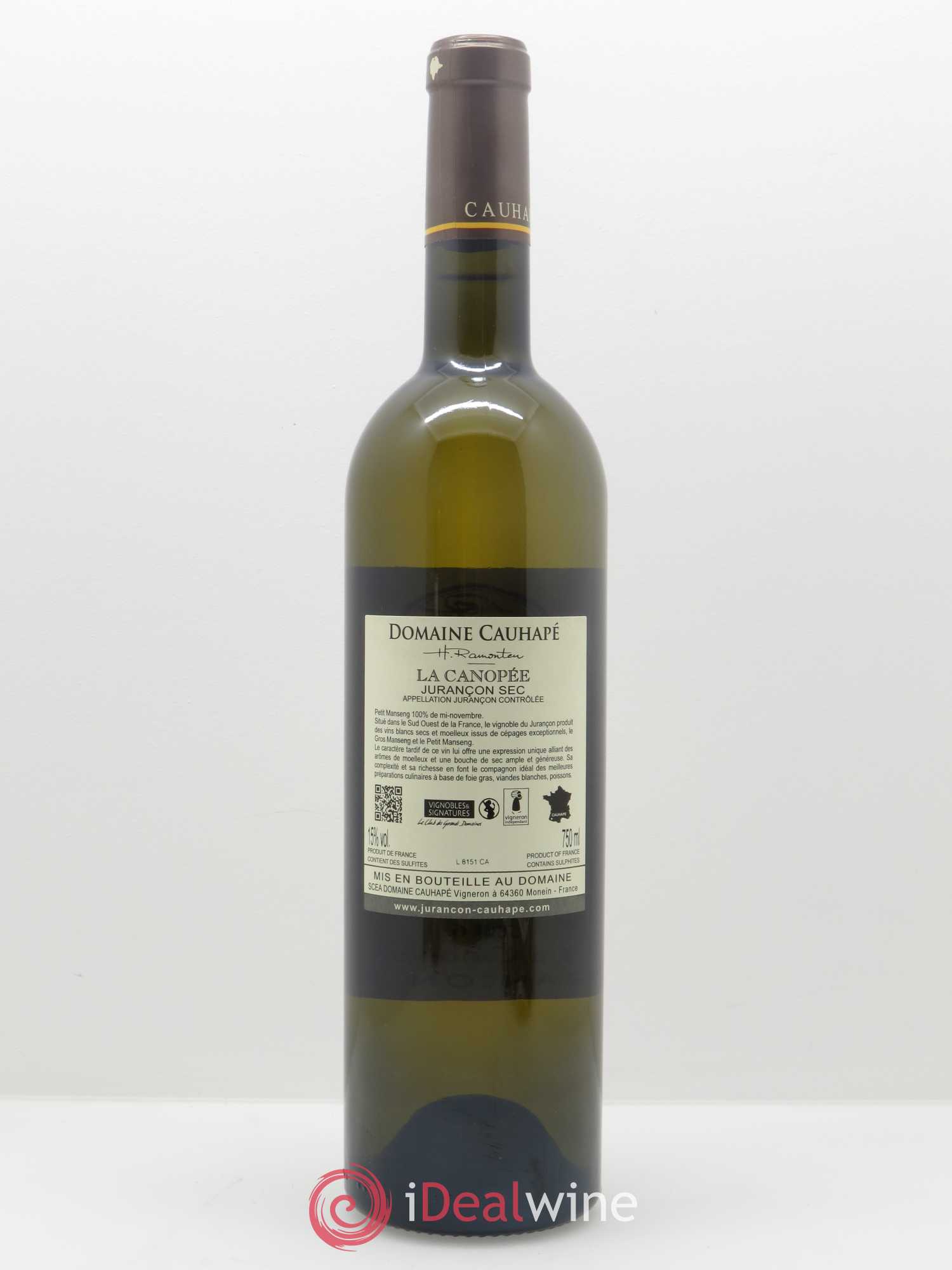 Jurançon Sec La Canopée Cauhapé 2016 - Lot de 1 bouteille - 1