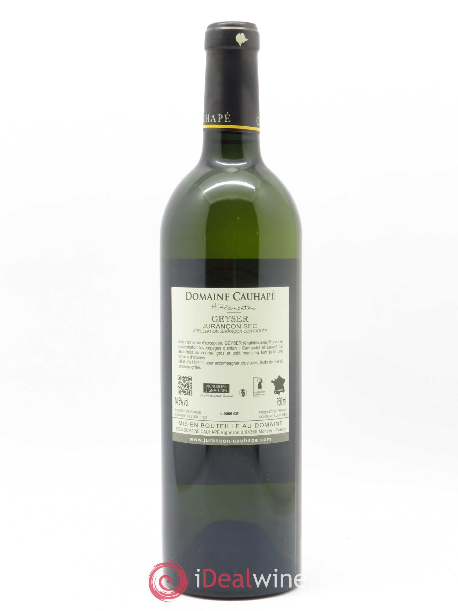 Jurançon sec Geyser Cauhapé 2019 - Lot de 1 bouteille - 1