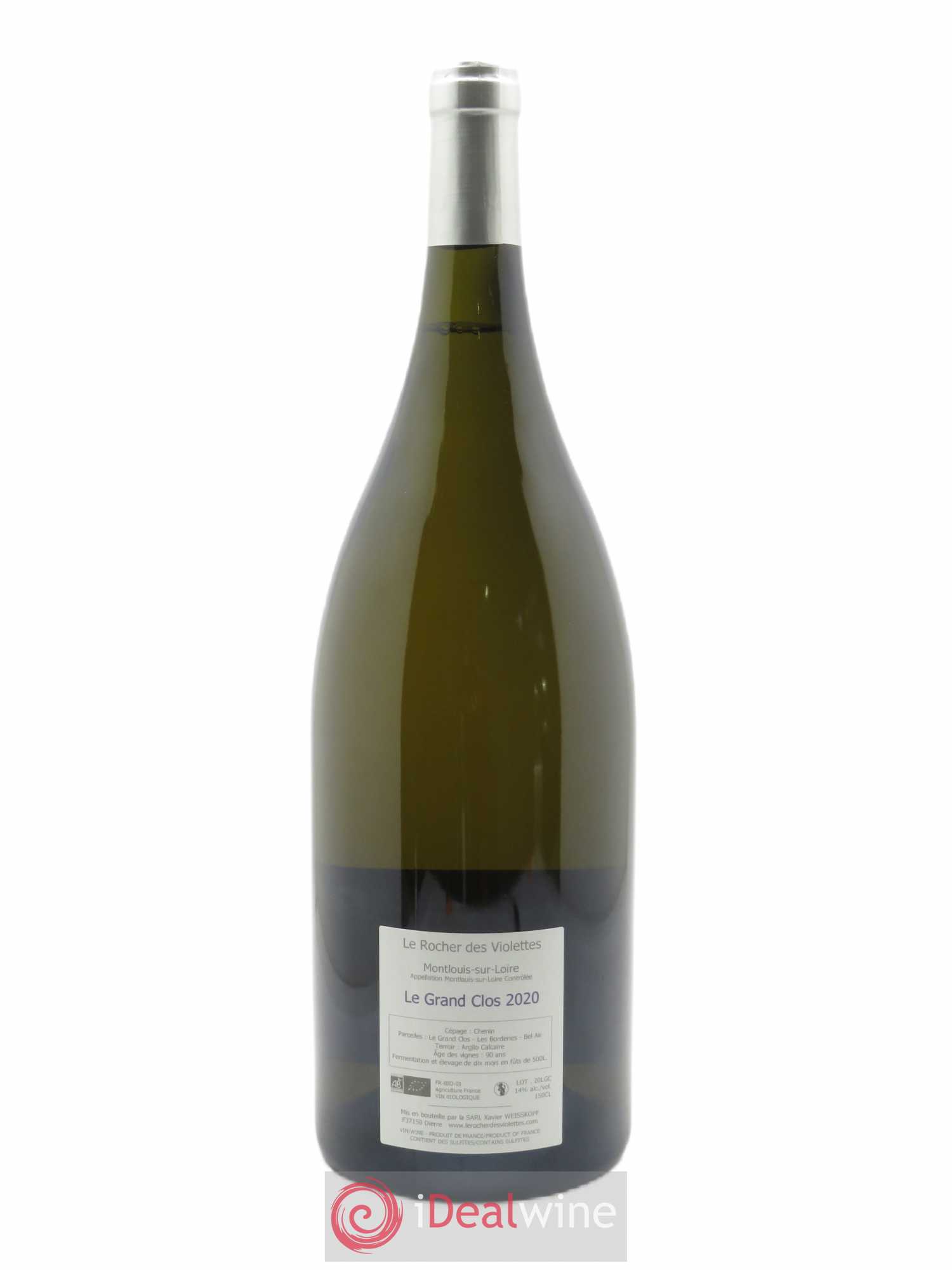 Montlouis-sur-Loire Le Grand Clos (anciennement La Négrette) Le Rocher des Violettes 2020 - Lot de 1 magnum - 1