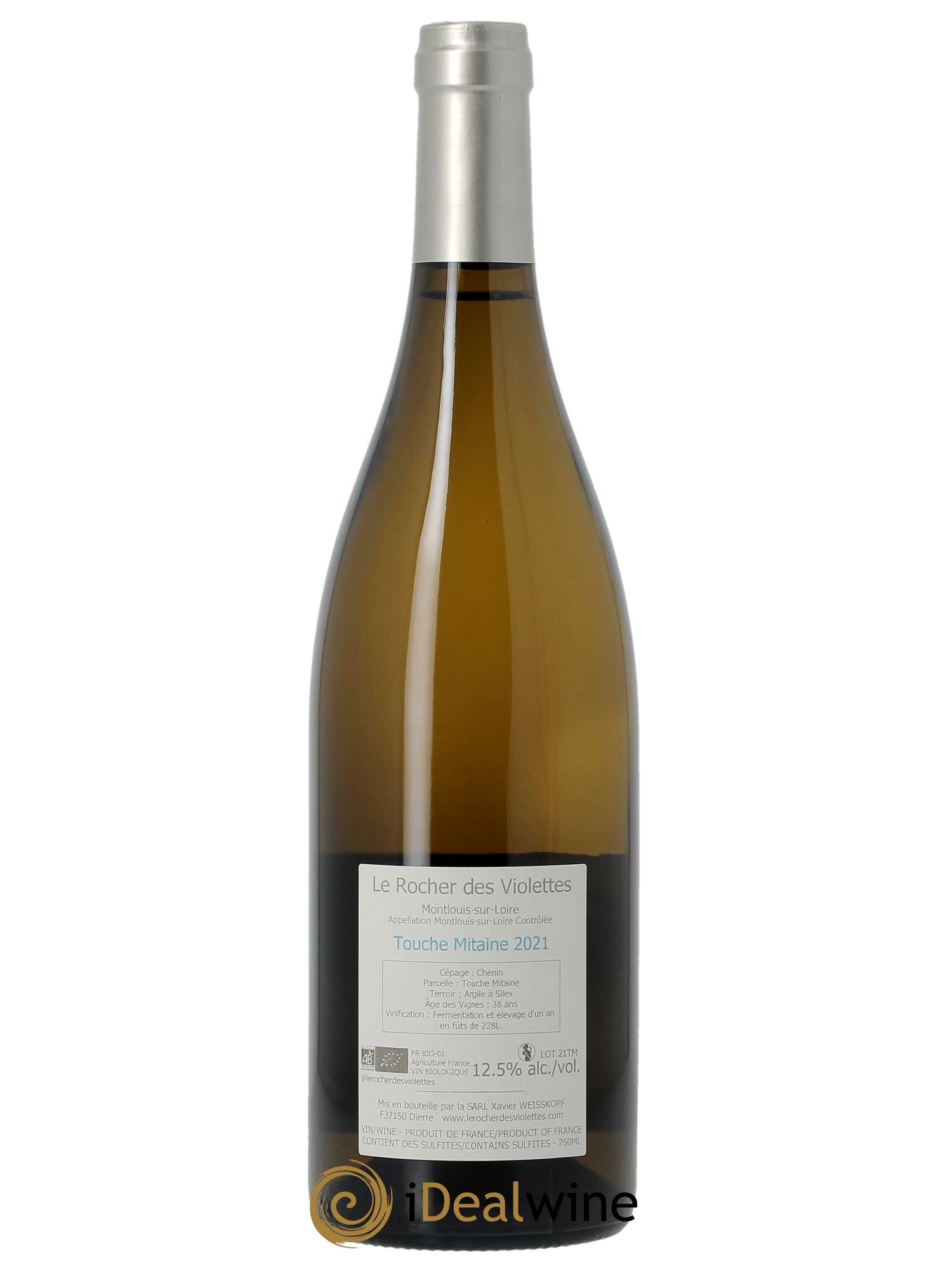 Montlouis-sur-Loire Touche Mitaine Le Rocher des Violettes 2021 - Lot of 1 bottle - 1