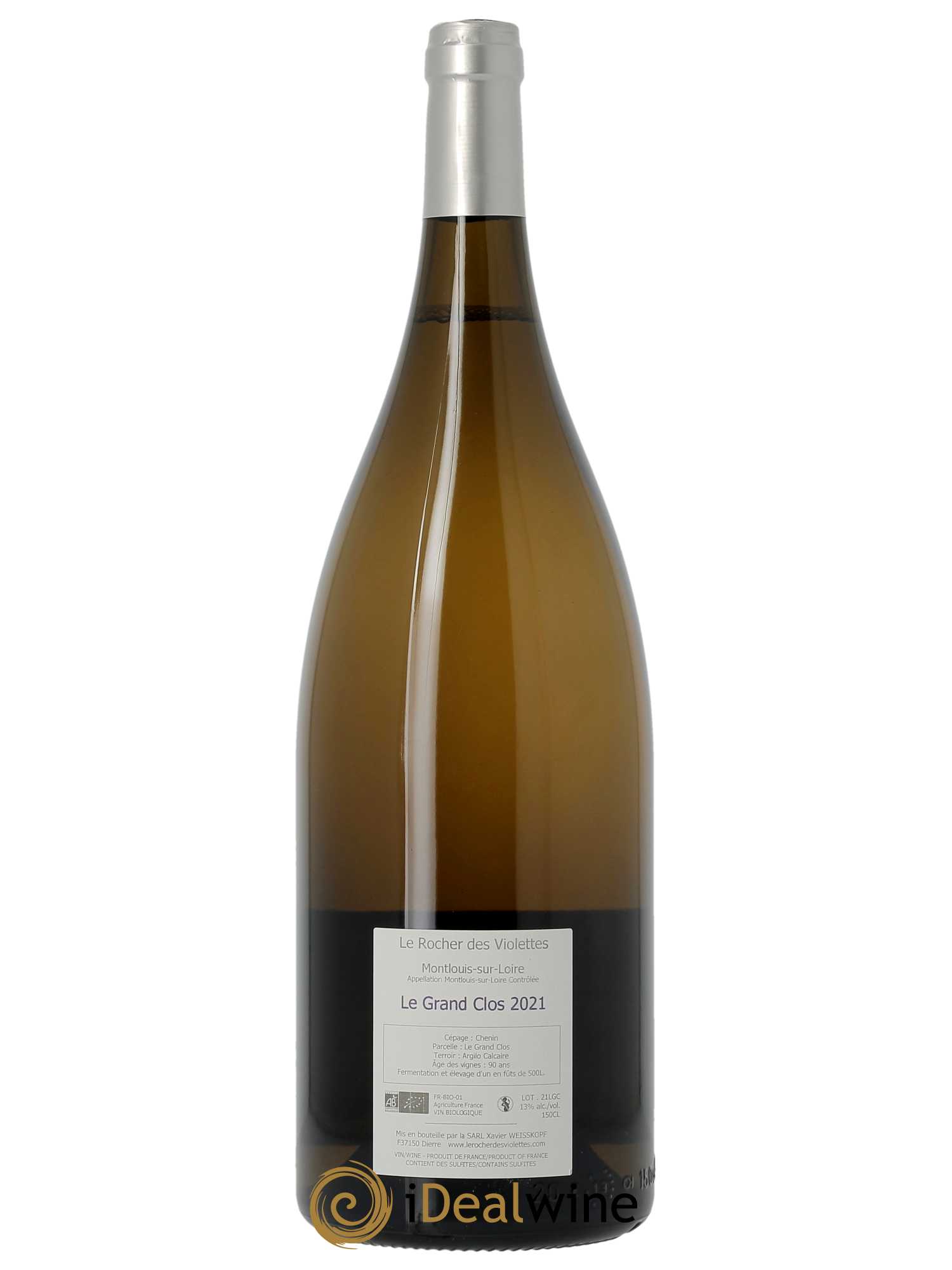 Montlouis-sur-Loire Le Grand Clos (anciennement La Négrette) Le Rocher des Violettes 2021 - Posten von 1 Magnum - 1