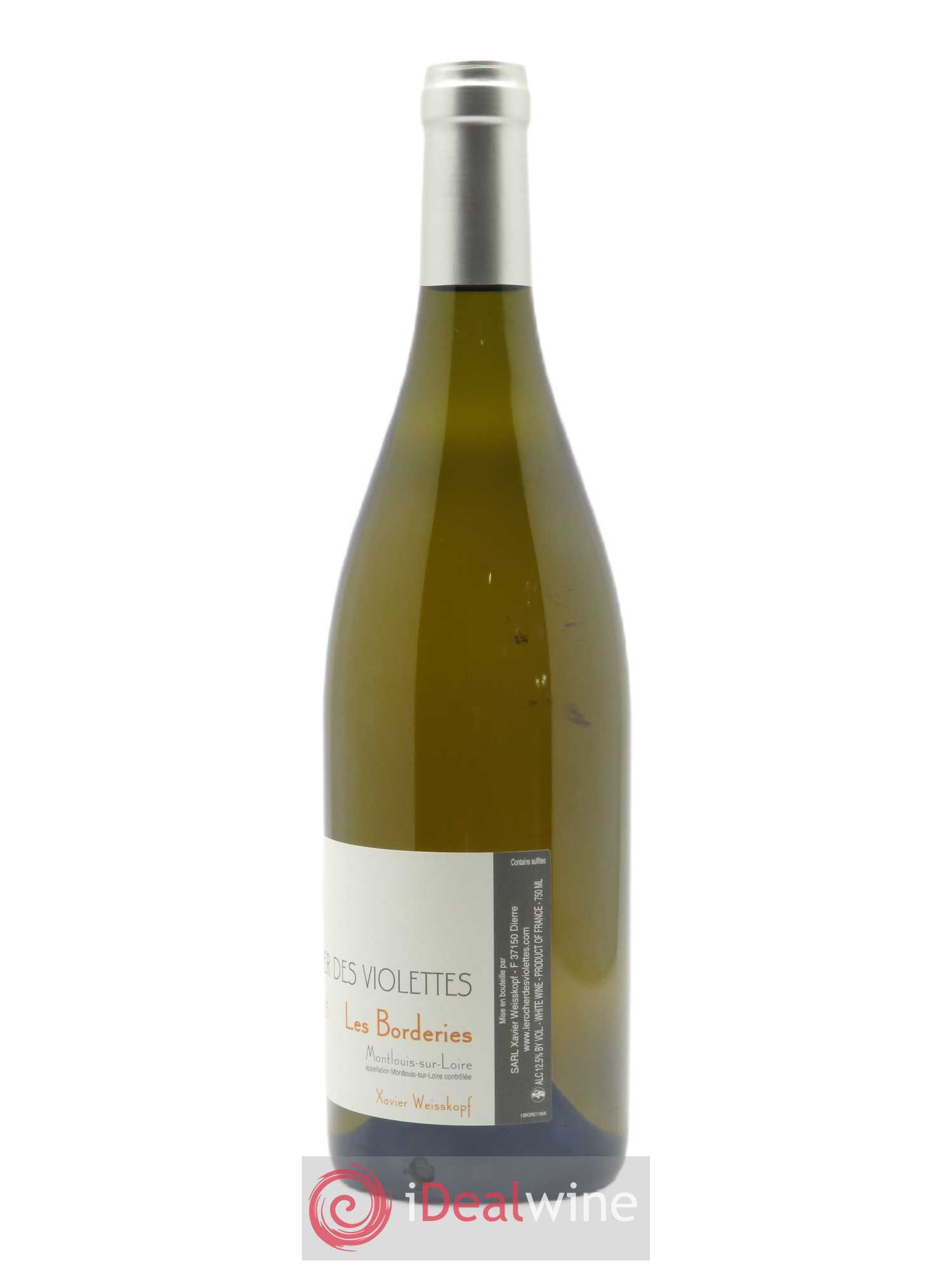 Montlouis-sur-Loire Les Borderies Le Rocher des Violettes 2015 - Lot de 1 bouteille - 1