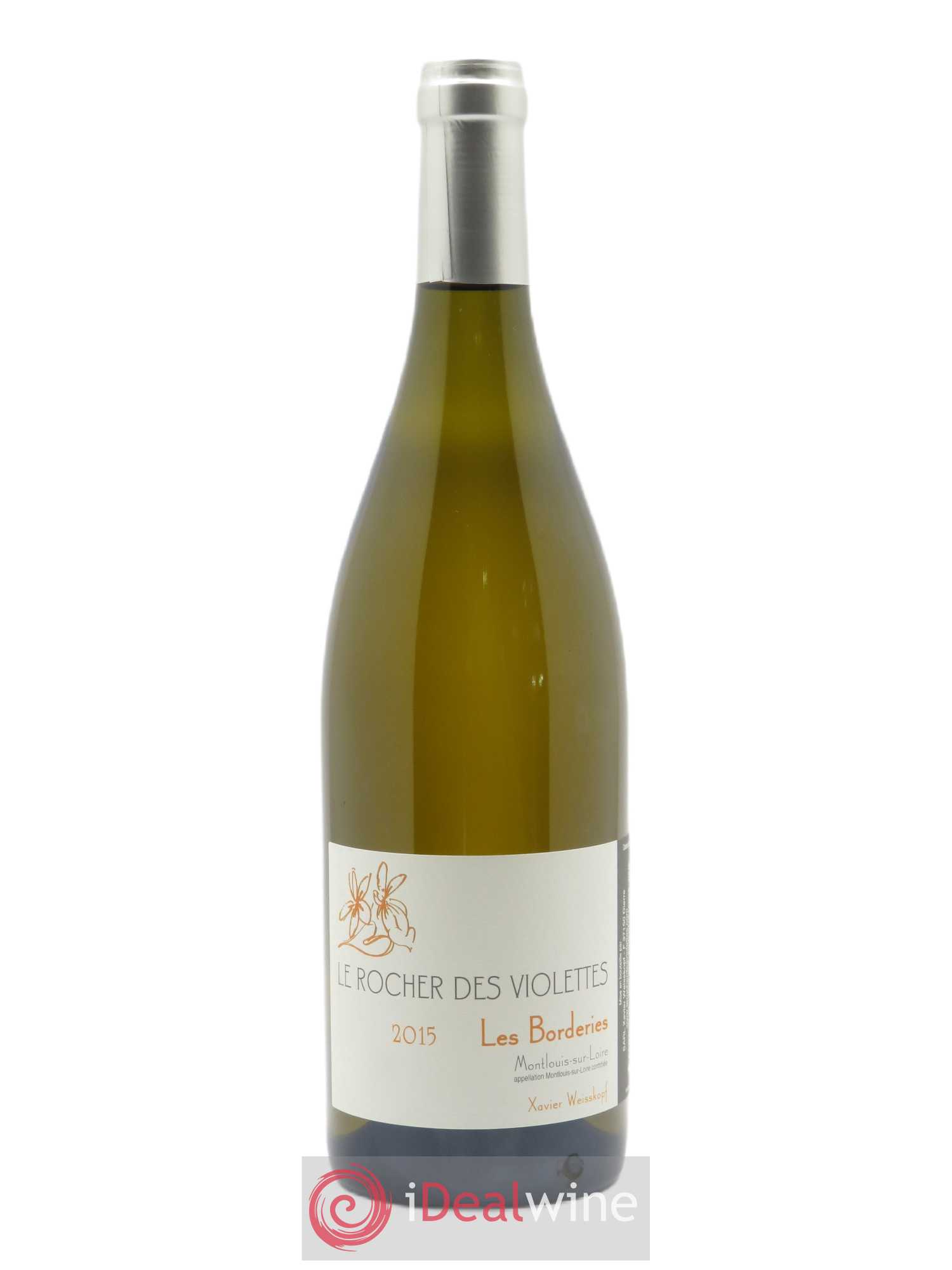 Montlouis-sur-Loire Les Borderies Le Rocher des Violettes 2015 - Lot de 1 bouteille - 0