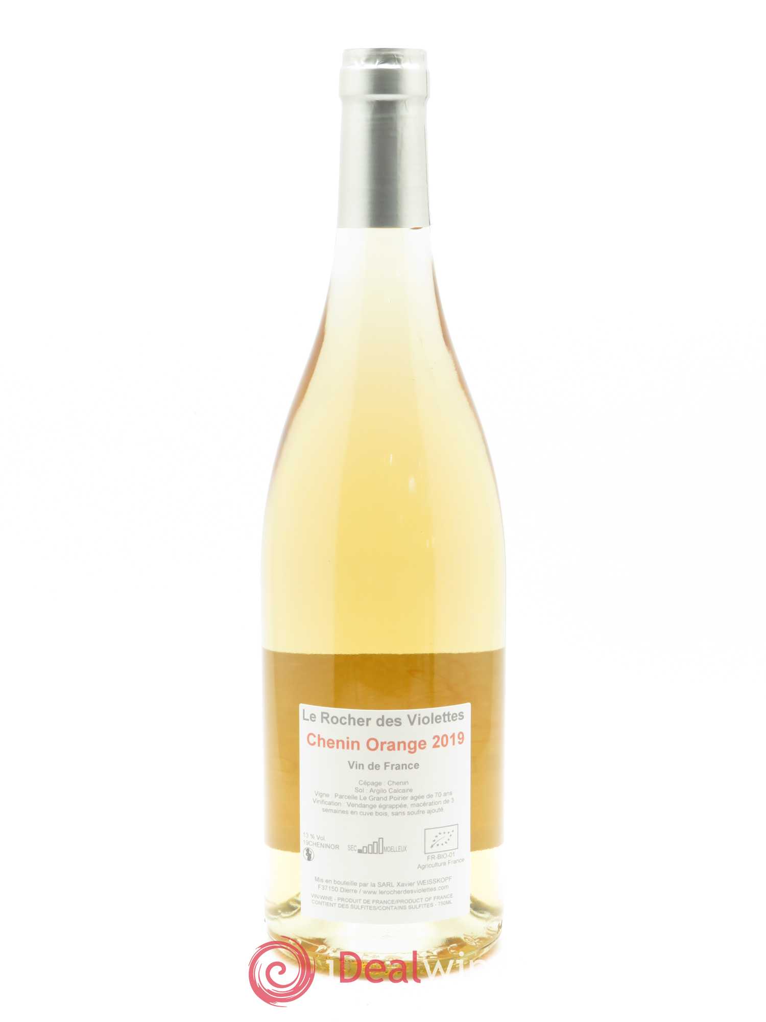 Vin de France Chenin Orange Le Rocher des Violettes 2019 - Posten von 1 Flasche - 1