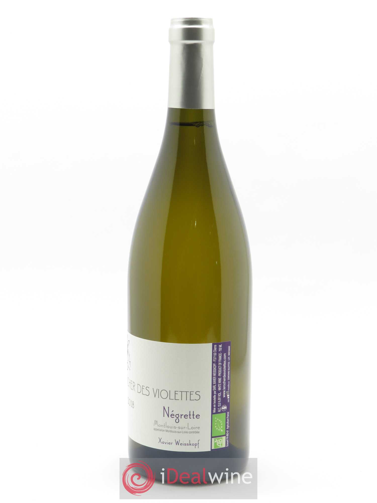 Montlouis-sur-Loire Le Grand Clos (anciennement La Négrette) Le Rocher des Violettes 2018 - Lot de 1 bouteille - 1
