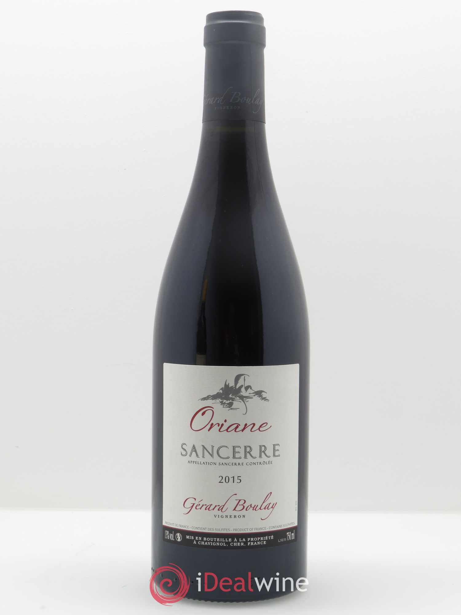 Sancerre Oriane Gérard Boulay 2015 - Lot de 1 bouteille - 0