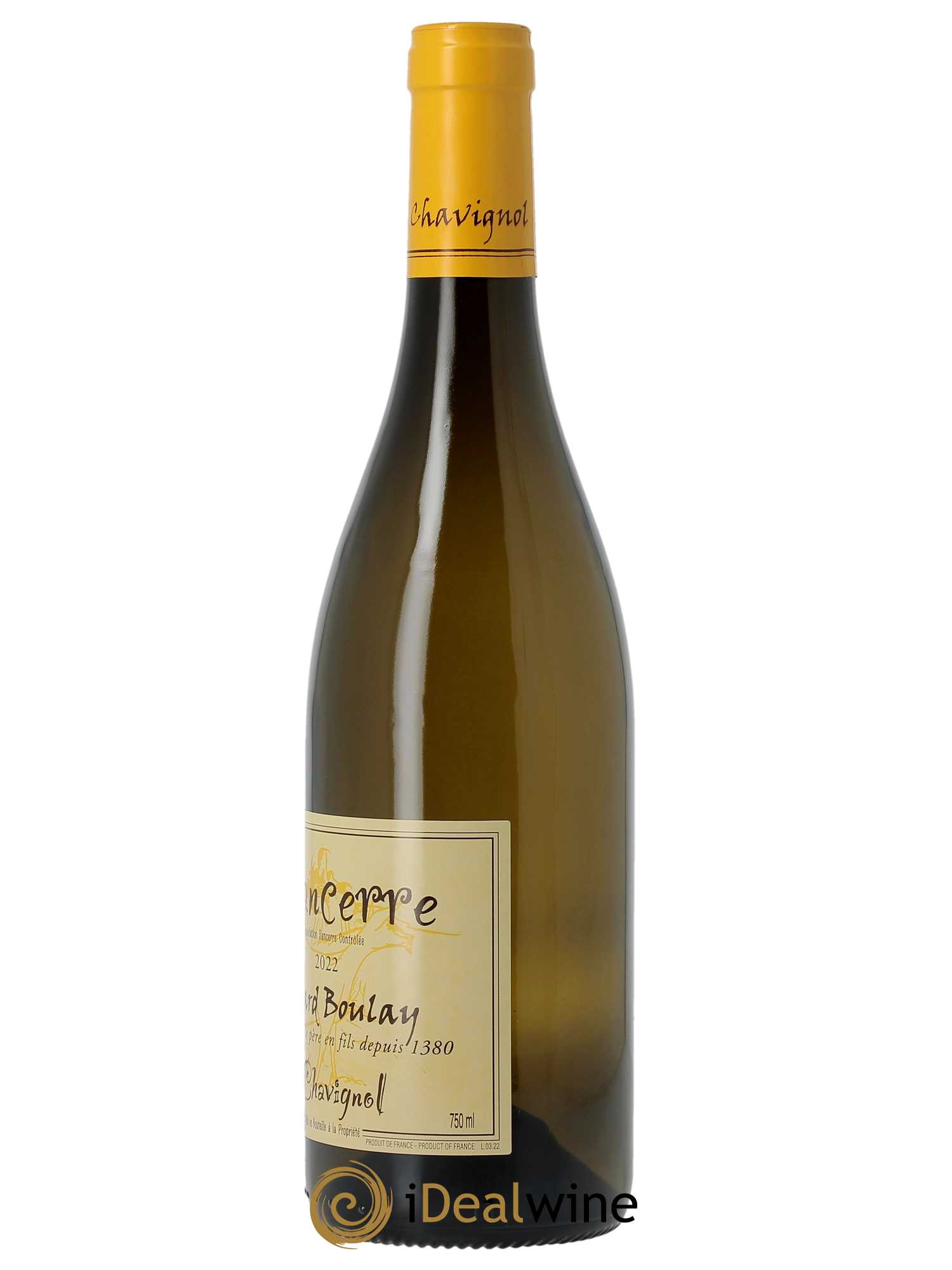 Sancerre Gérard Boulay 2022 - Lot de 1 bouteille - 1