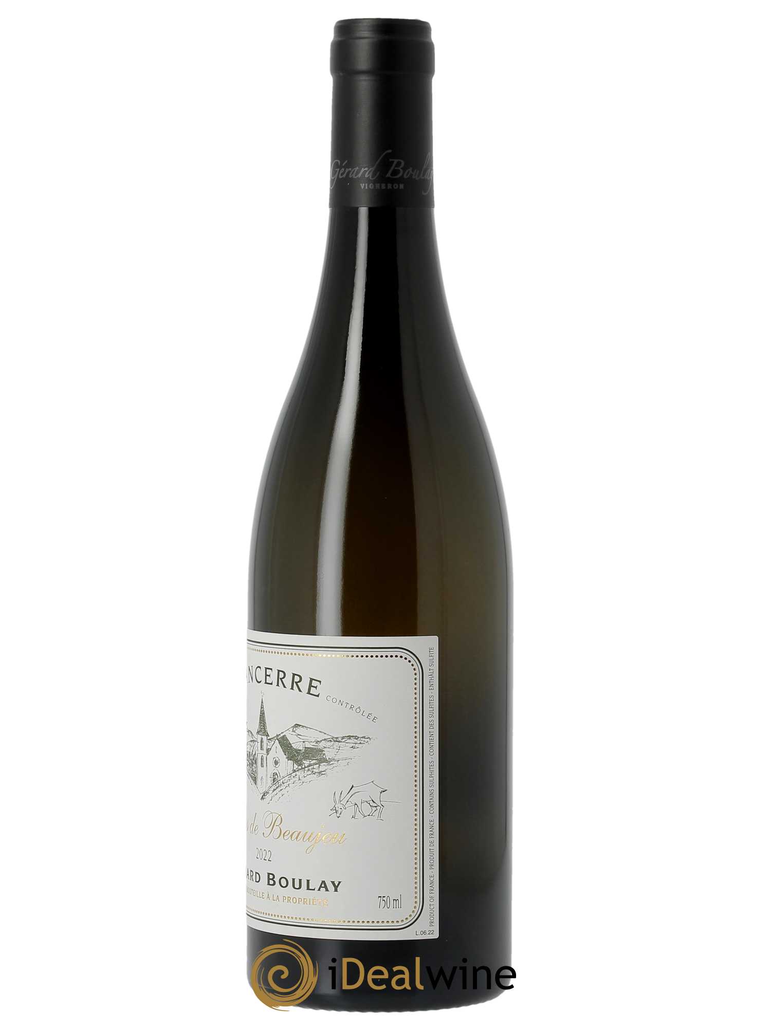 Sancerre Clos de Beaujeu Gérard Boulay 2022 - Lot de 1 bouteille - 1