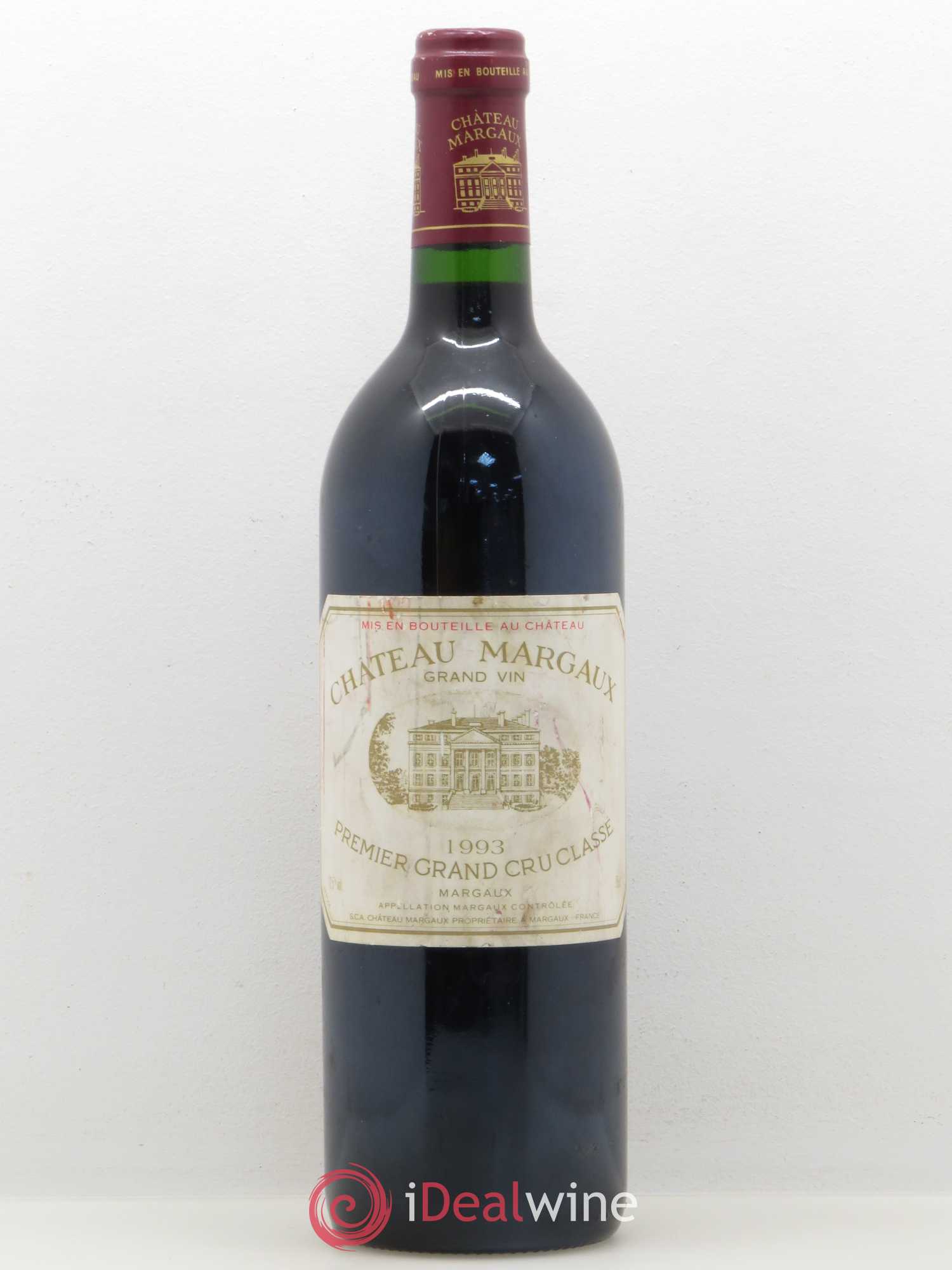 Château Margaux 1er Grand Cru Classé 1993 - Lot de 1 bouteille - 0
