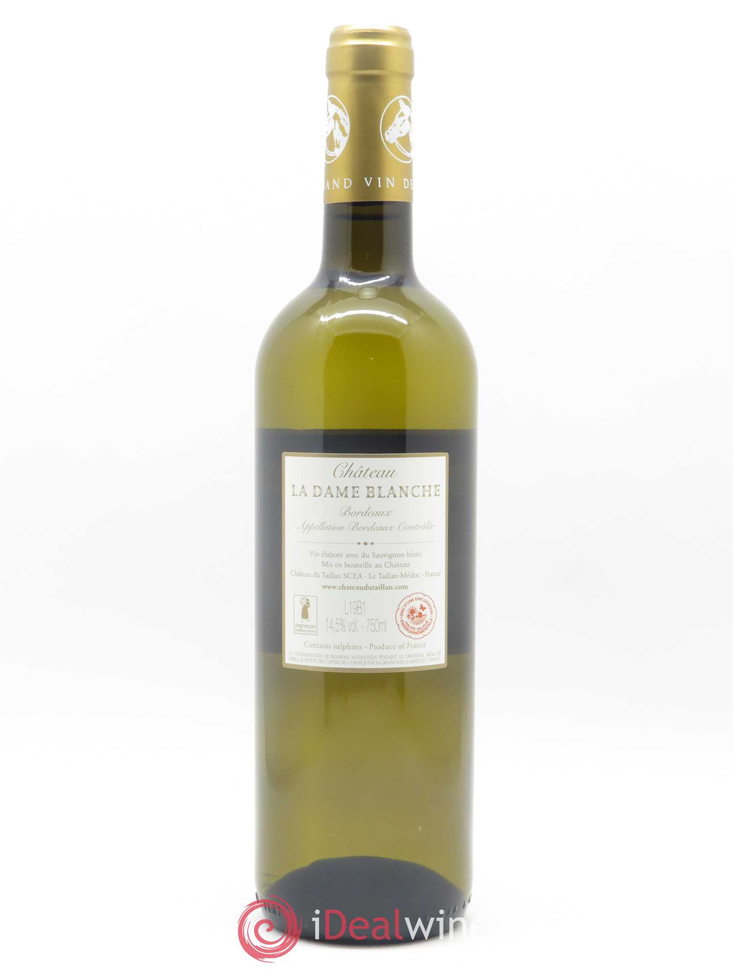 Château La Dame Blanche Château du Taillan 2019 - Lot de 1 bouteille - 1