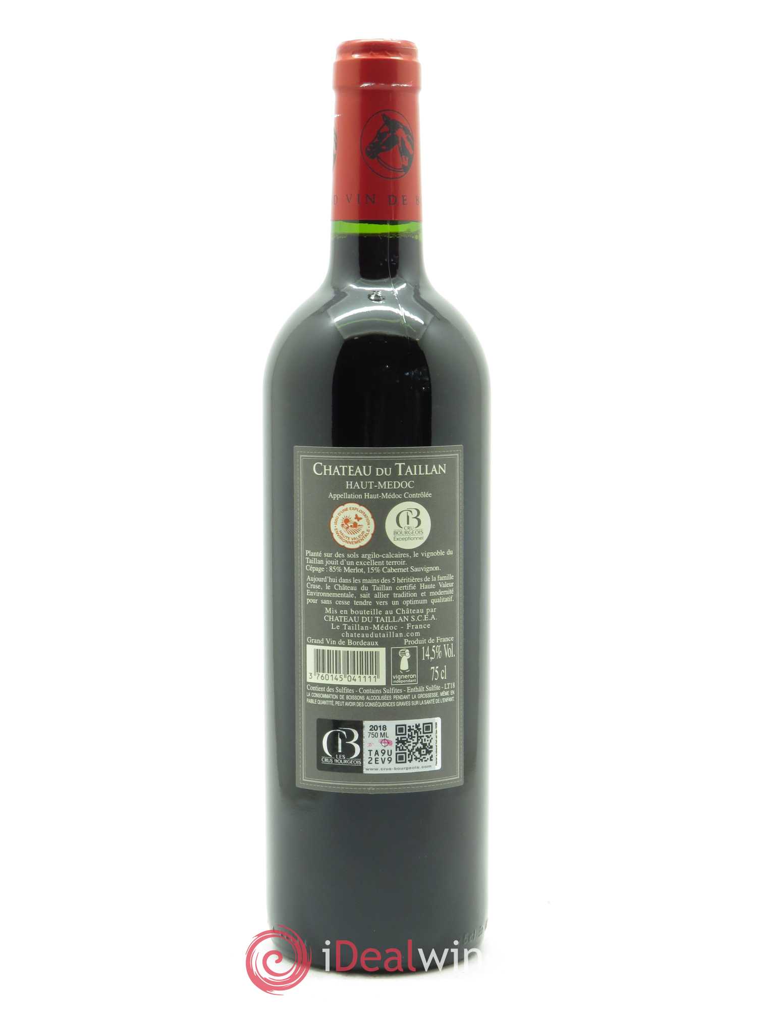 Château du Taillan Cru Bourgeois Exceptionnel 2018 - Lot of 1 bottle - 1