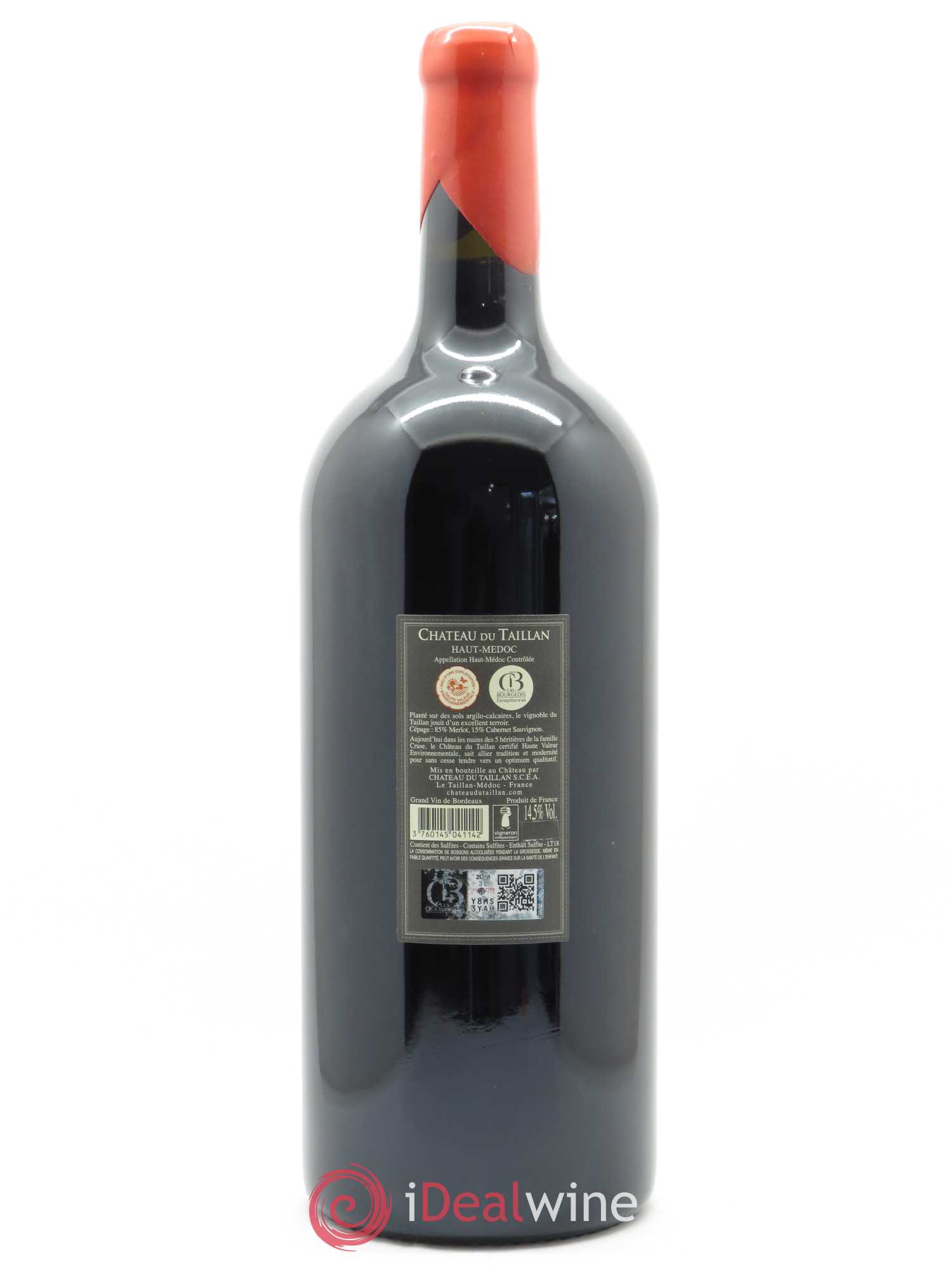 Château du Taillan Cru Bourgeois Exceptionnel 2018 - Lot de 1 double magnum - 1