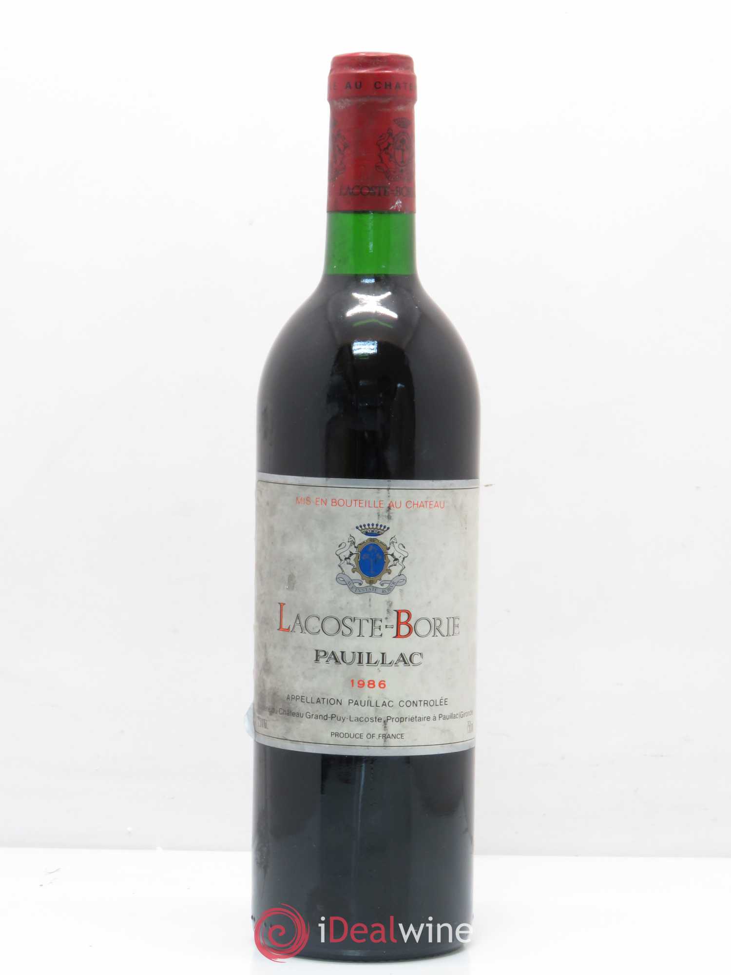 Lacoste Borie 1986 - Lot de 1 bouteille - 0