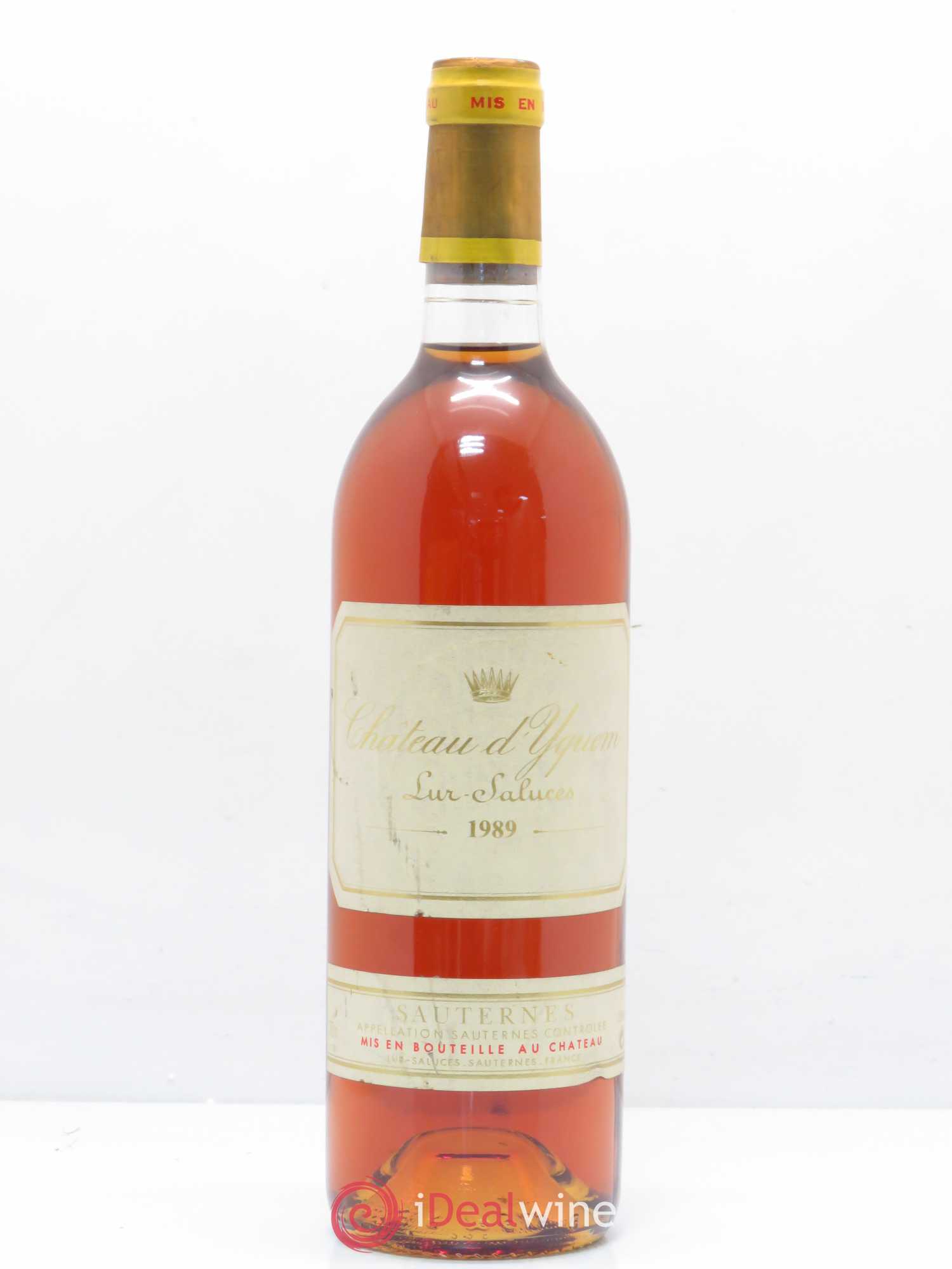 Château d' Yquem 1er Cru Classé Supérieur 1989 - Lotto di 1 bottiglia - 0