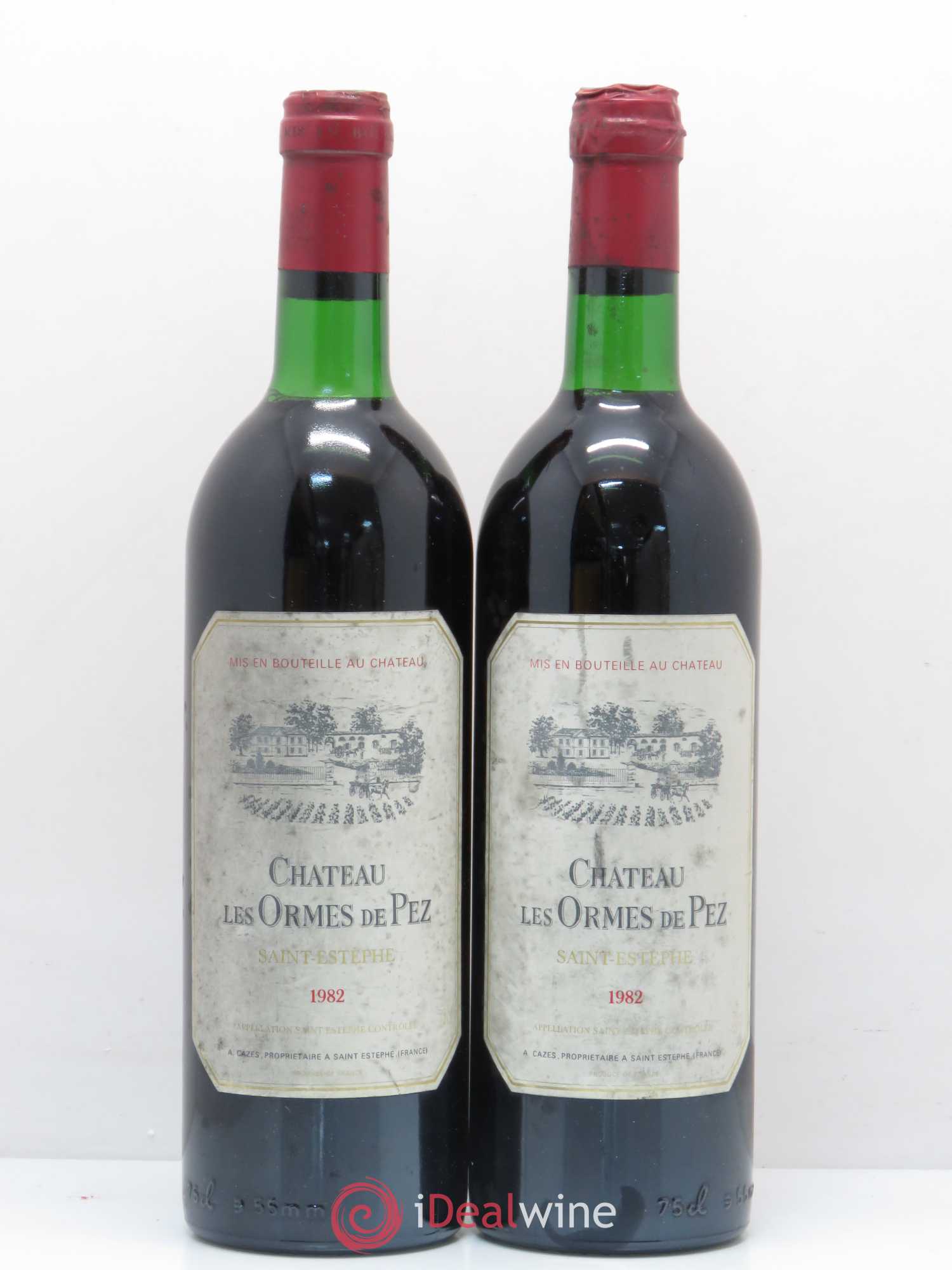 Château les Ormes de Pez 1982 - Lot de 2 bouteilles - 0